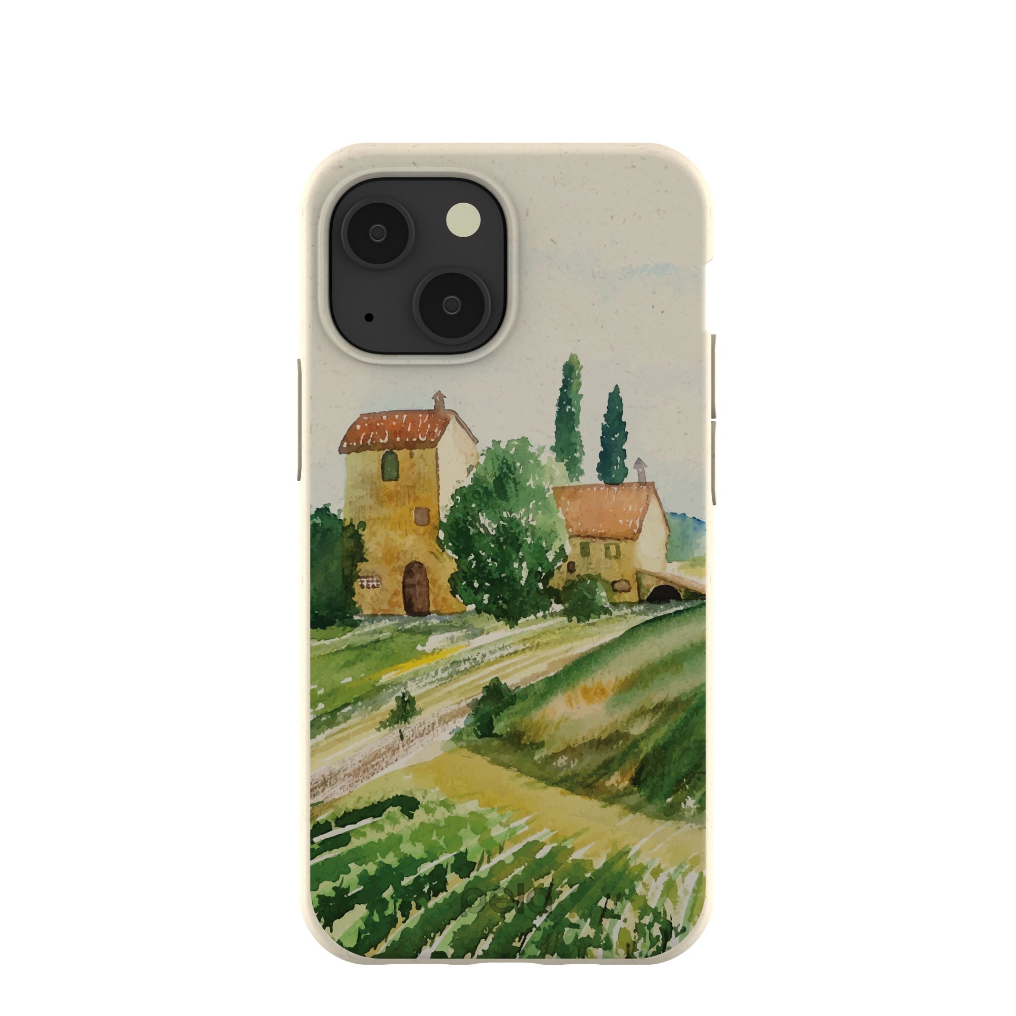 London Fog Grape Views iPhone 13 Mini Case Refurbished - Pela Case refurbished available on Cerqular