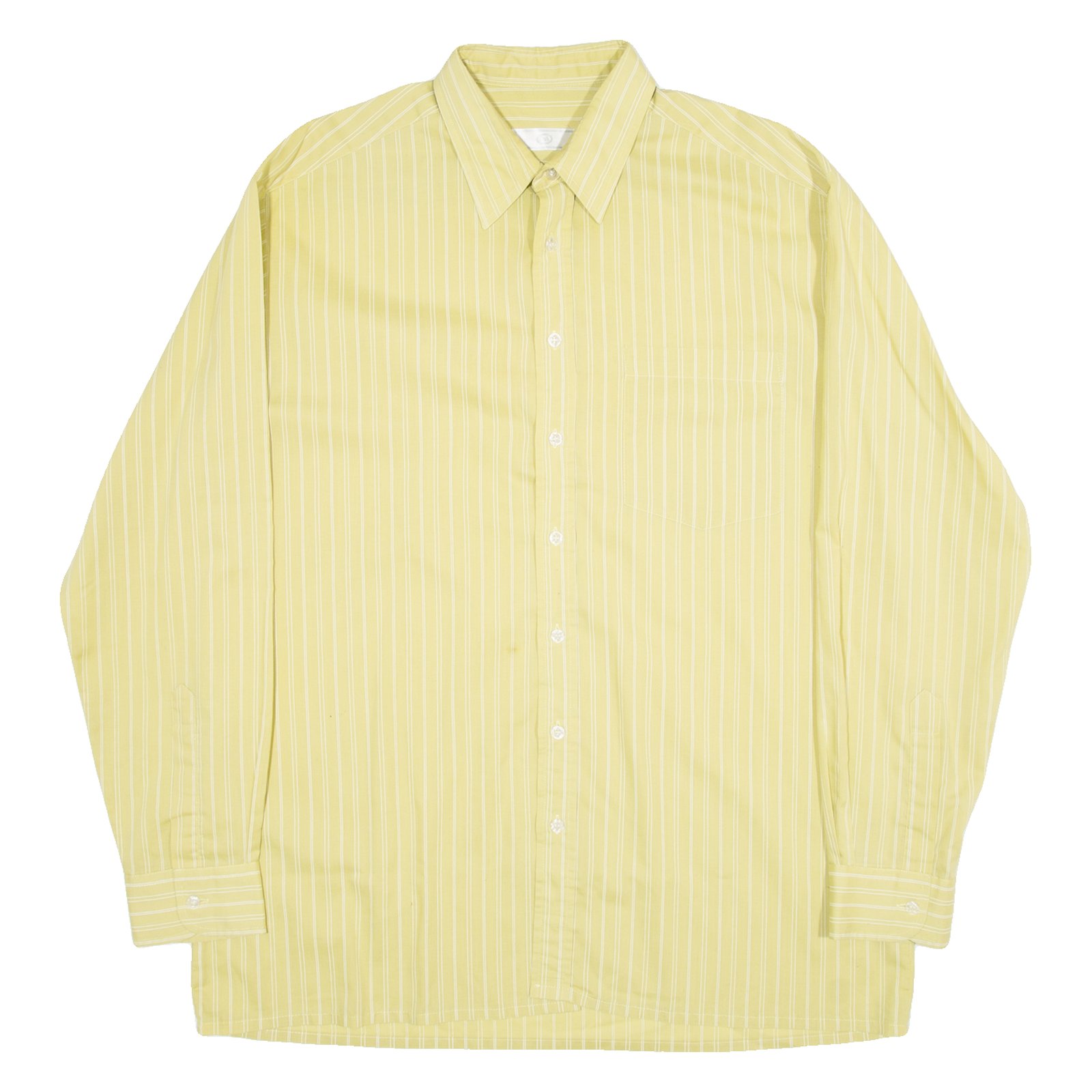 C&A Mens Shirt Green Striped Long Sleeve L Refurbished - N/A refurbished available on Cerqular