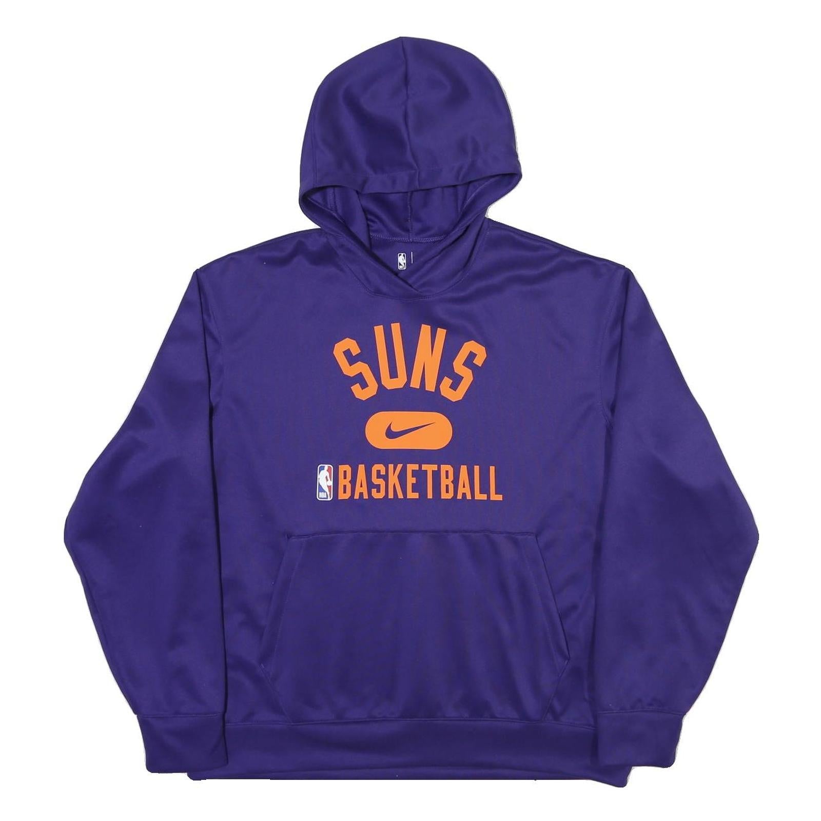 NIKE Mens Purple Suns Basketball Hoodie L Cotton Blend Pullover Sports Refurbished - N/A refurbished available on Cerqular