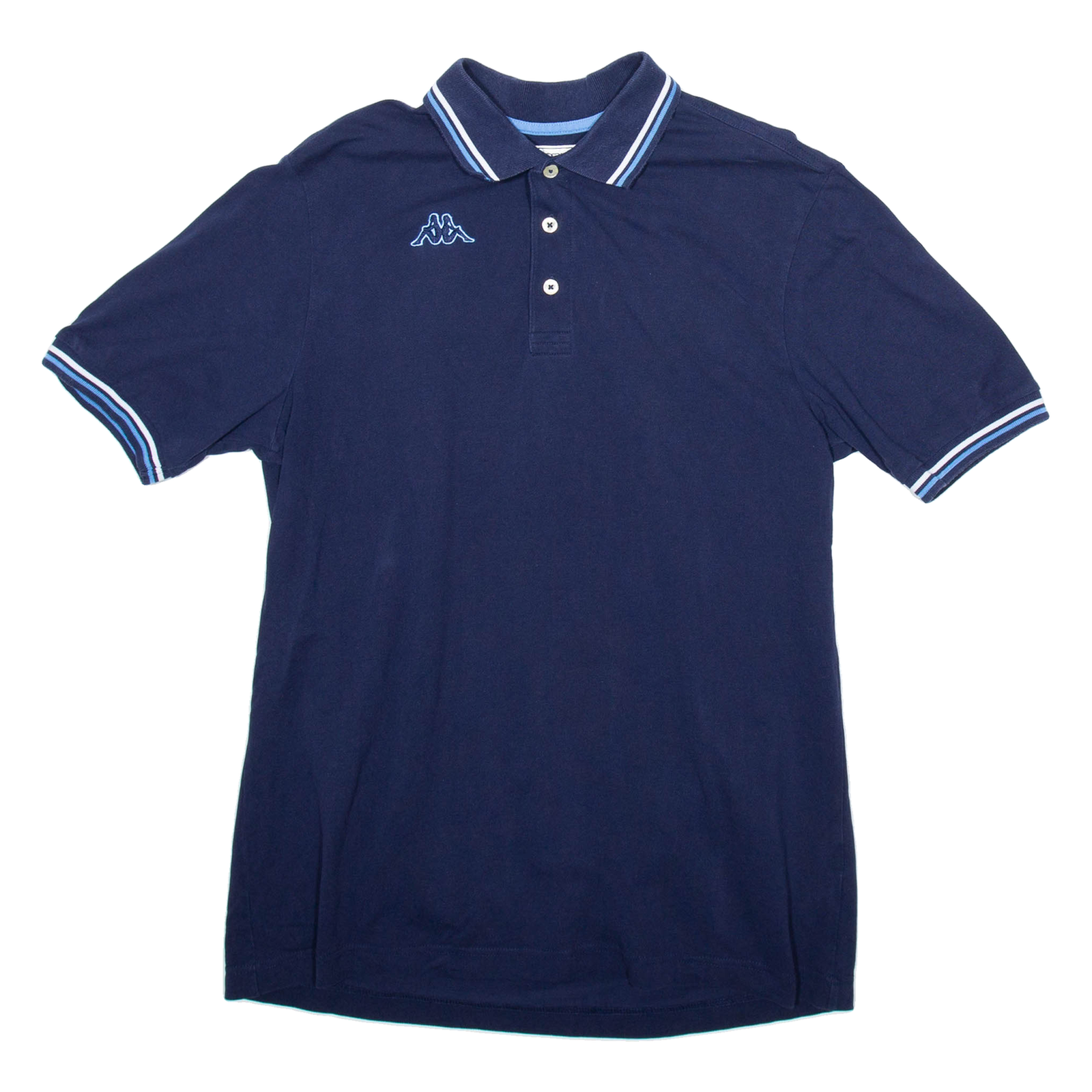 KAPPA Mens Polo Shirt Blue L Refurbished - N/A refurbished available on Cerqular