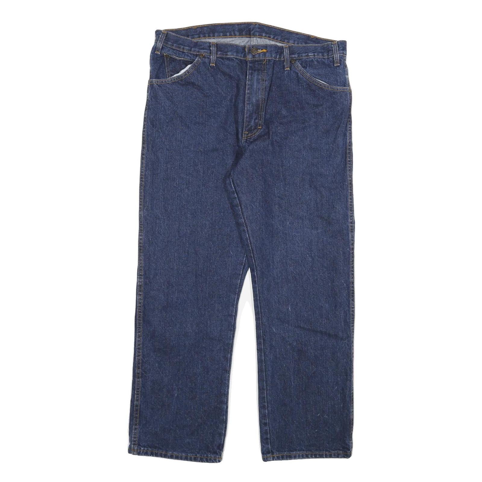 DICKIES Mens Regular Fit Blue Denim Jeans W36 L29 Classic Zip Closure Refurbished - N/A refurbished available on Cerqular