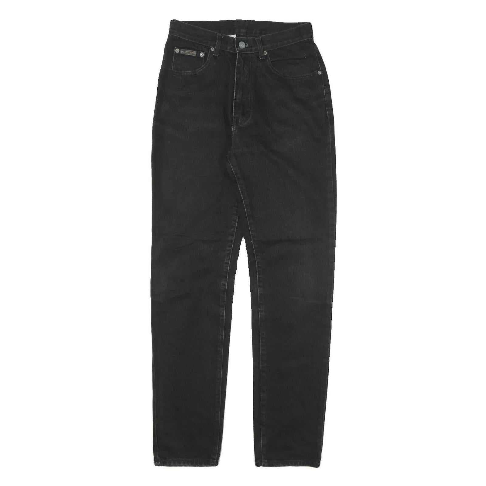 CALVIN KLEIN JEANS Womens Black Regular Straight Denim Medium W26 L30 Stylish Refurbished - N/A refurbished available on Cerqular