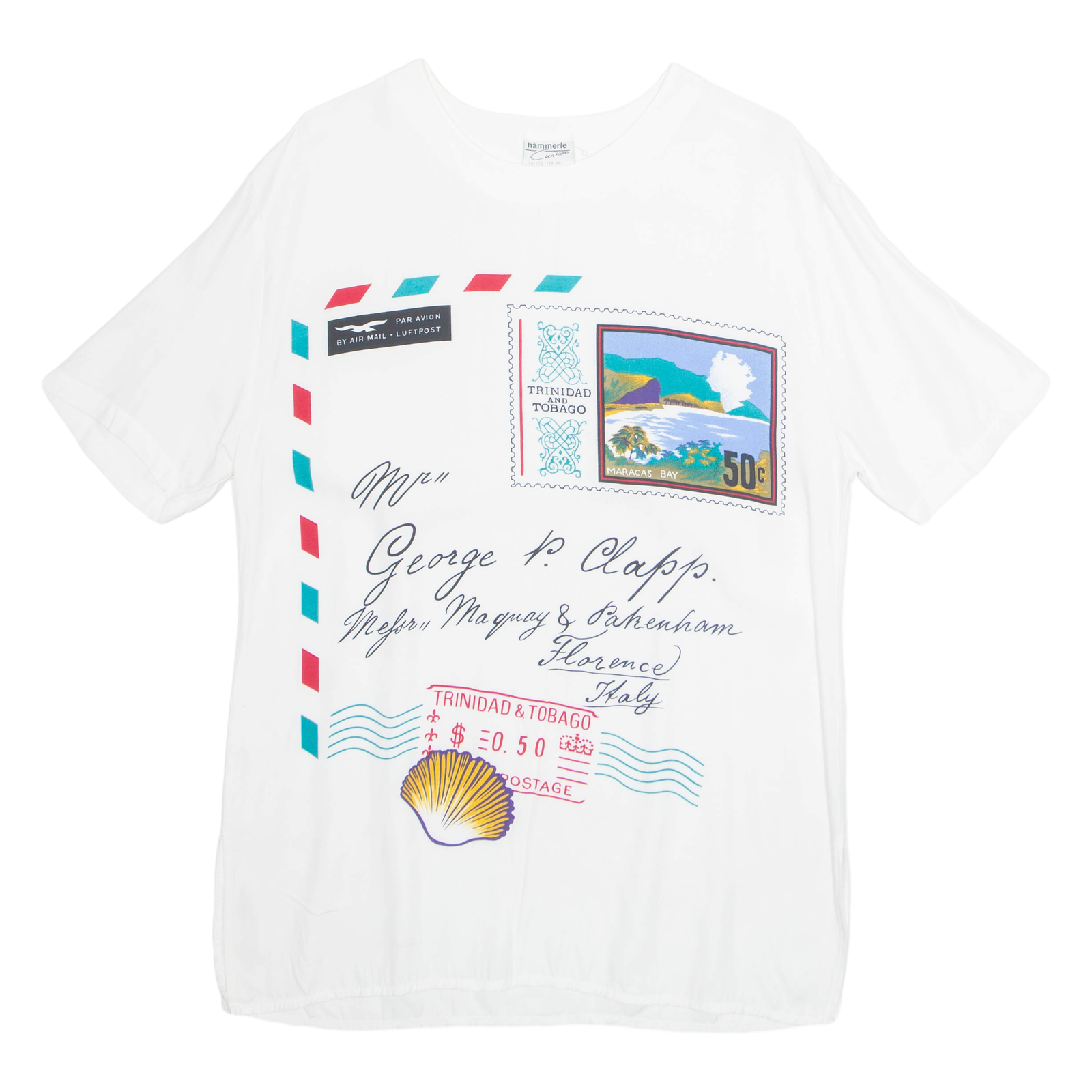 HAMMERLE Womens Printed Top White Viscose Crazy Pattern L Refurbished - N/A refurbished available on Cerqular