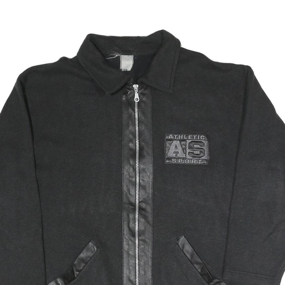 Buy ATHLETIC SPORT Mens Black Outdoor Zip Jacket M Polyester Blend Woven Plain Refurbished - $37.69 ATHLETIC SPORT Mens Black Outdoor Zip Jacket M Polyester Blend Woven Plain Refurbished - N/A refurbished available on Cerqular