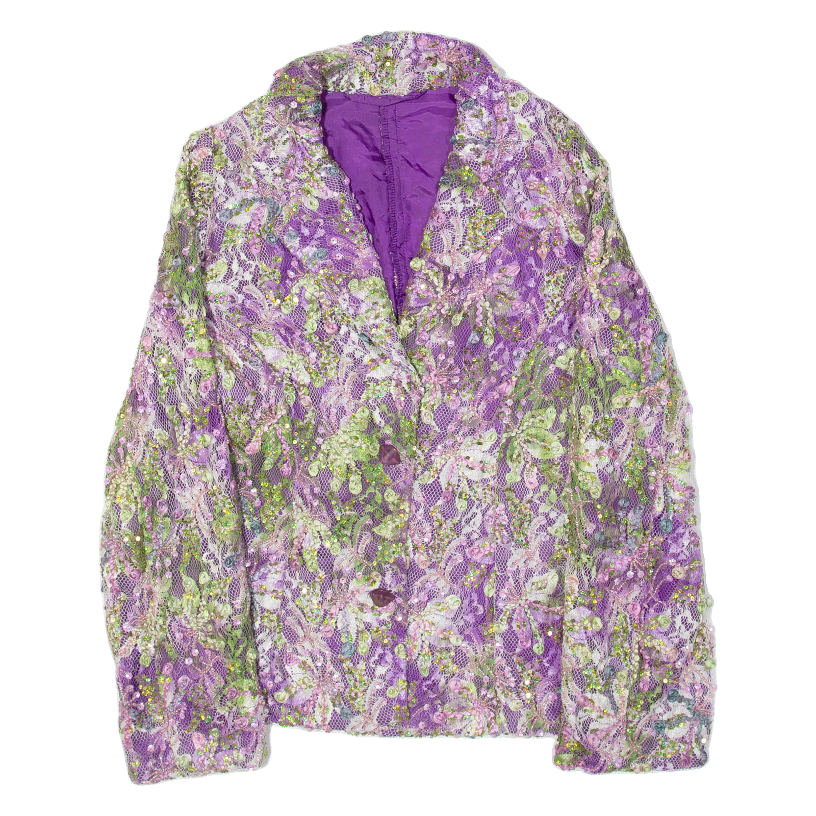 Buy Jeweled Womens Blazer Jacket Purple 90s Floral S Refurbished - $28.07 Jeweled Womens Blazer Jacket Purple 90s Floral S Refurbished - N/A refurbished available on Cerqular