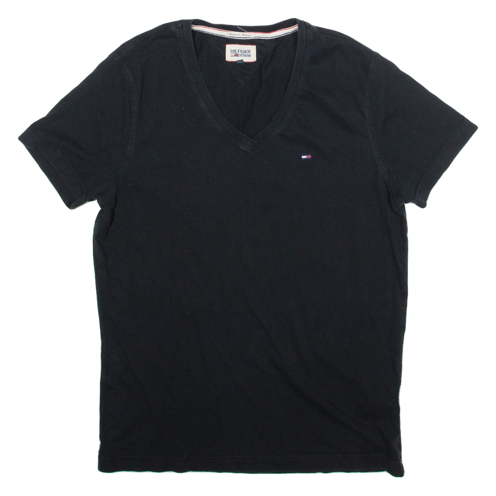 Buy HILFIGER DENIM Mens T-Shirt Black V-Neck M Refurbished - $18.19 HILFIGER DENIM Mens T-Shirt Black V-Neck M Refurbished - N/A refurbished available on Cerqular