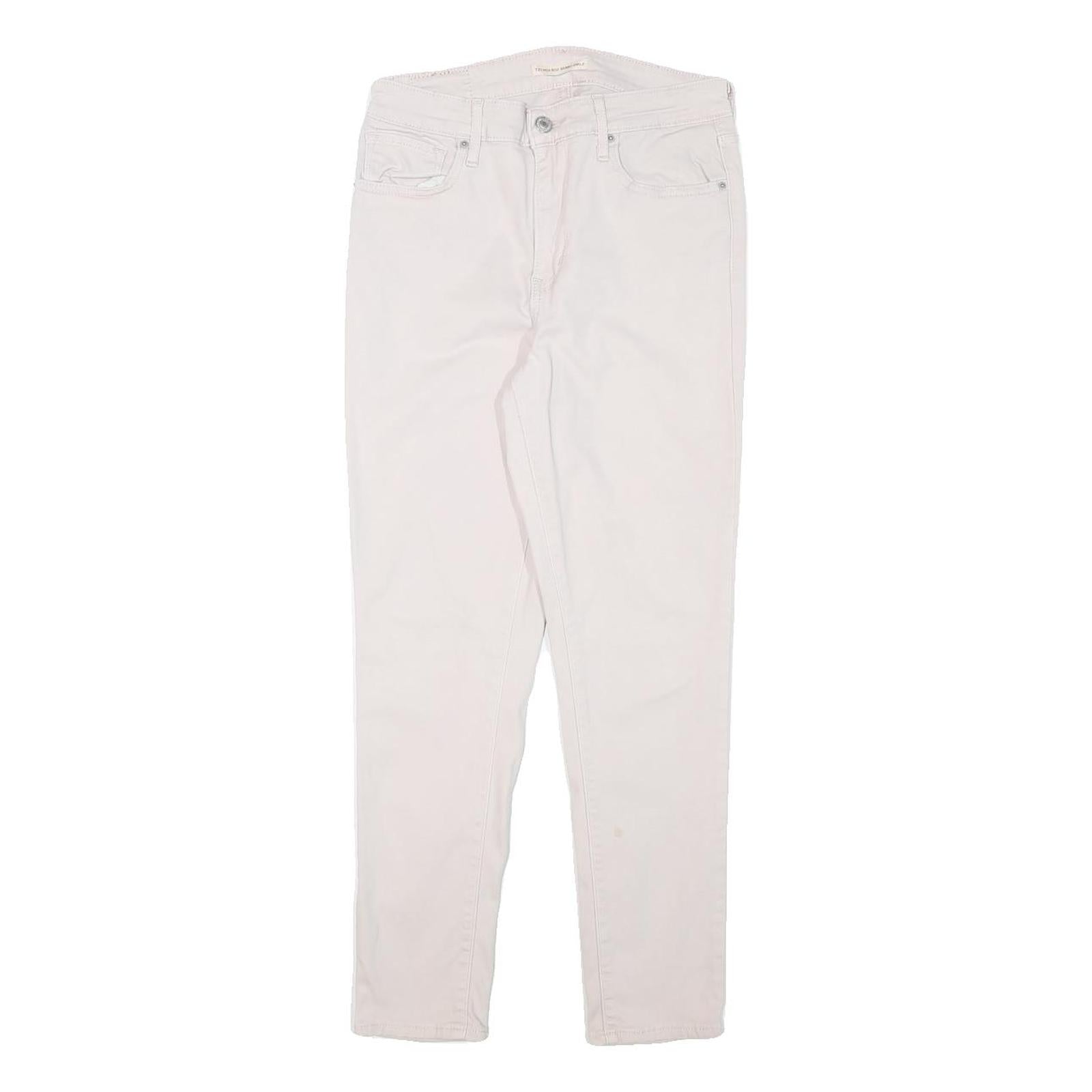 Buy LEVI'S Womens Cotton Blend White Slim Skinny Trousers W26 L25 Casual Zip Closure Refurbished - $36.39 LEVI'S Womens Cotton Blend White Slim Skinny Trousers W26 L25 Casual Zip Closure Refurbished - N/A refurbished available on Cerqular