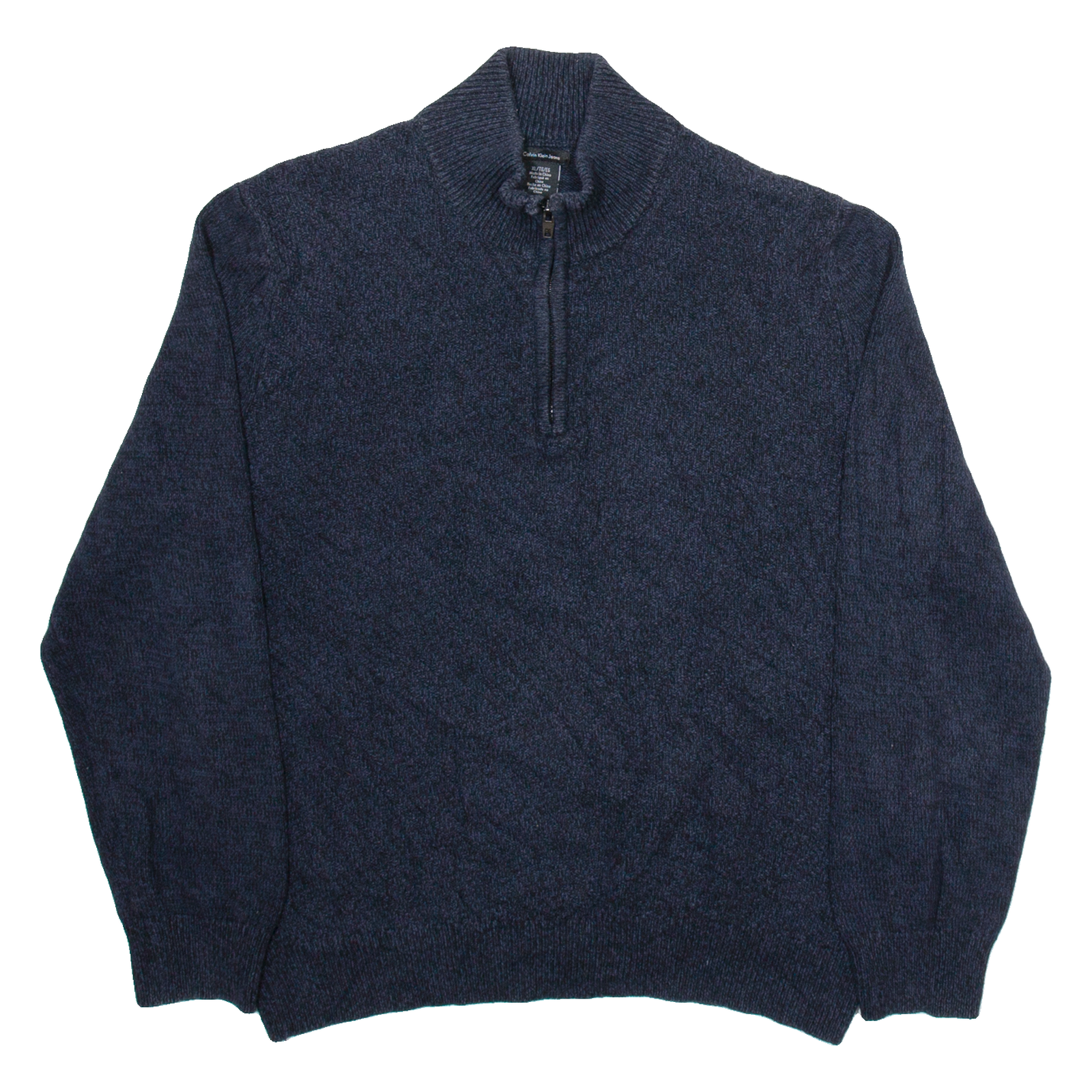 Buy CALVIN KLEIN JEANS Mens Jumper Blue 1/4 Zip Tight Knit XL Refurbished - $36.39 CALVIN KLEIN JEANS Mens Jumper Blue 1/4 Zip Tight Knit XL Refurbished - N/A refurbished available on Cerqular