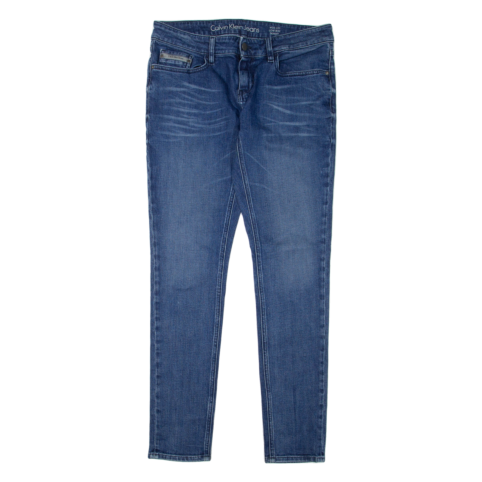 CALVIN KLEIN JEANS Womens Jeans Blue Regular Skinny W30 L30 Refurbished - N/A refurbished available on Cerqular