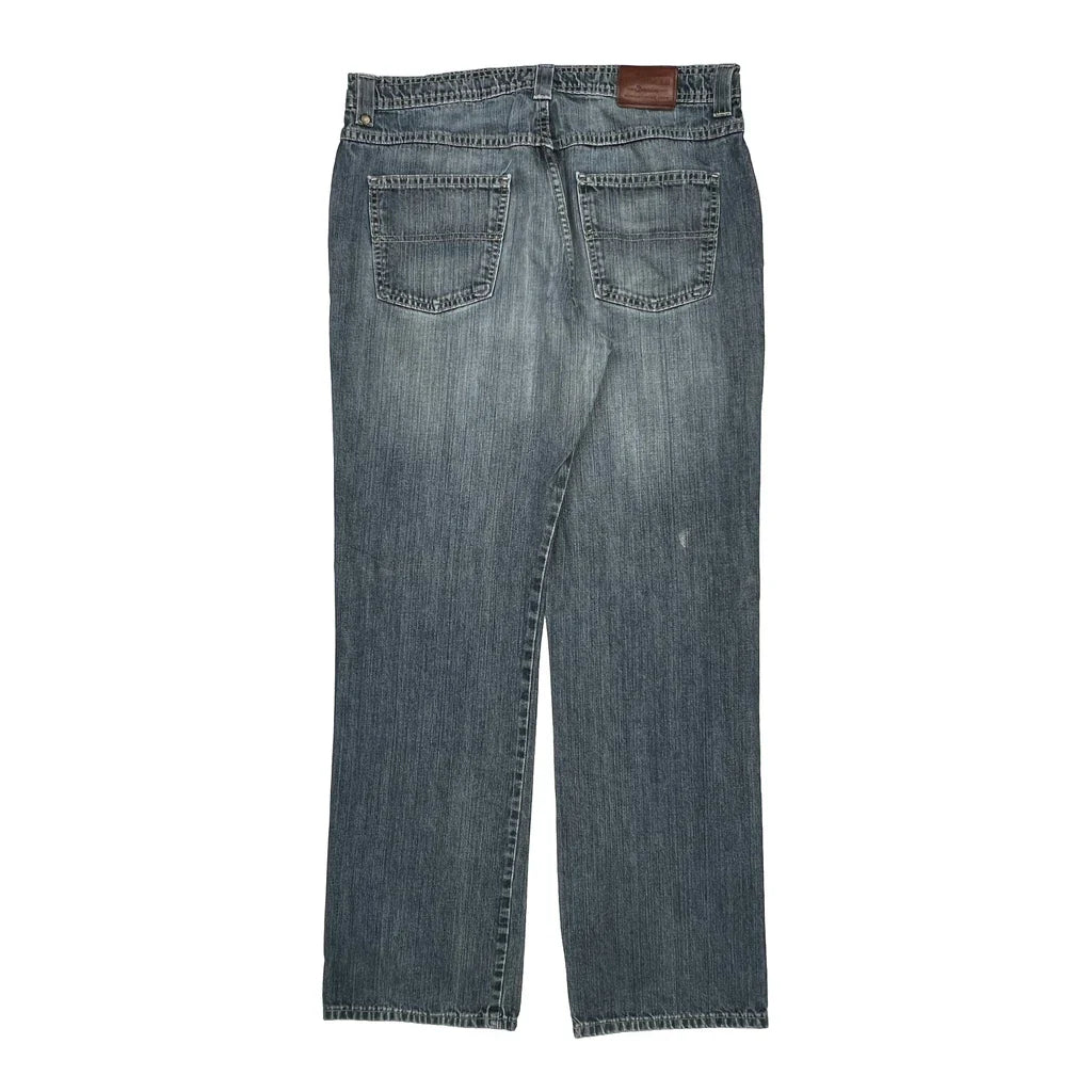 Buy Levis Jeans - 35W 31L Grey Denim Refurbished - $40.19 Levis Jeans - 35W 31L Grey Denim Refurbished - Thrifted (note: this is a term often used to describe second- refurbished available on Cerqular