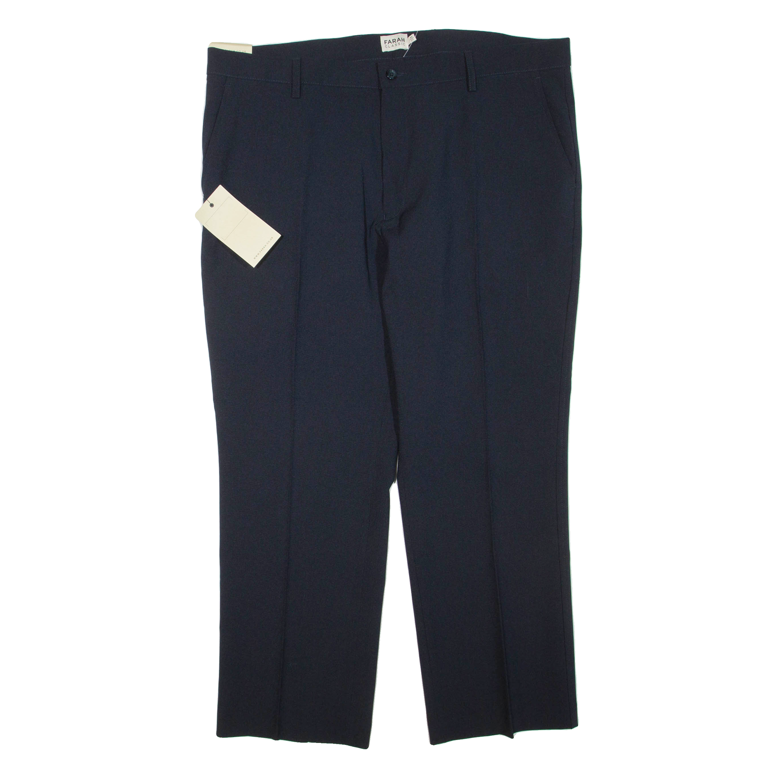 FARAH Womens Trousers Blue Regular Flared W40 L28 Refurbished - N/A refurbished available on Cerqular