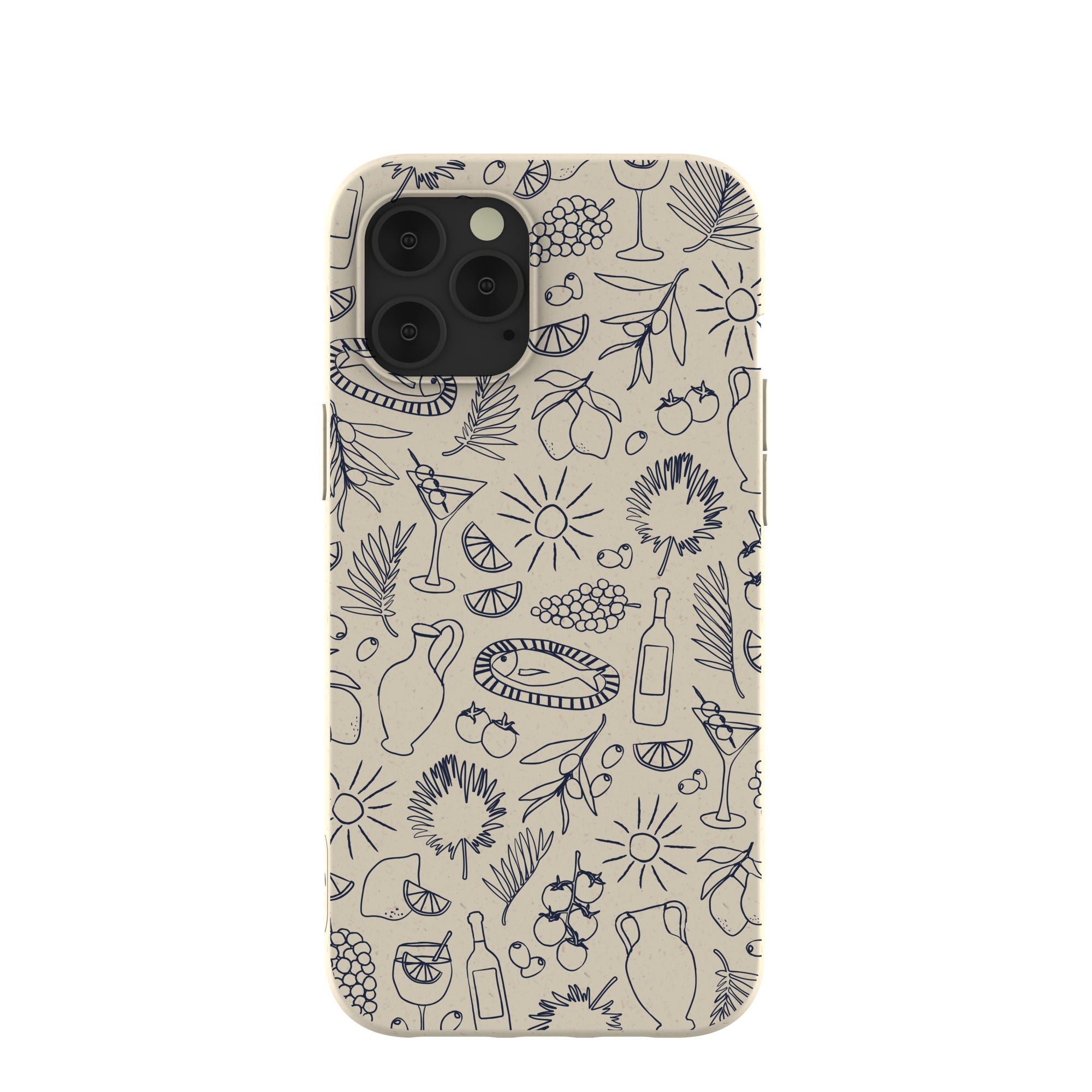 London Fog Mediterranean Moments iPhone 12 Pro Max Case Refurbished - Pela Case refurbished available on Cerqular