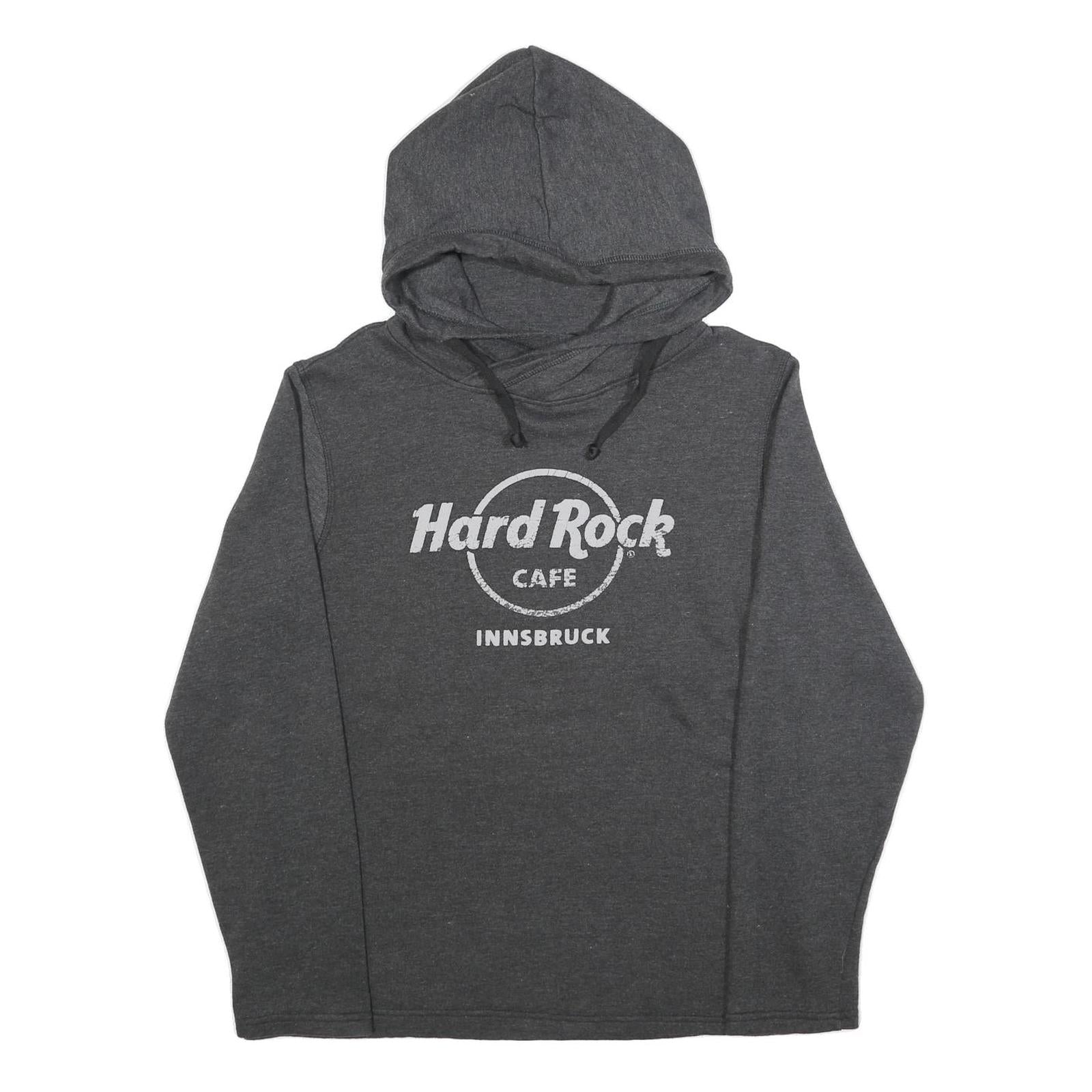 HARD ROCK CAFE Mens Grey Hoodie M Casual Cotton Blend Pullover Hooded Sweatshirt Refurbished - N/A refurbished available on Cerqular