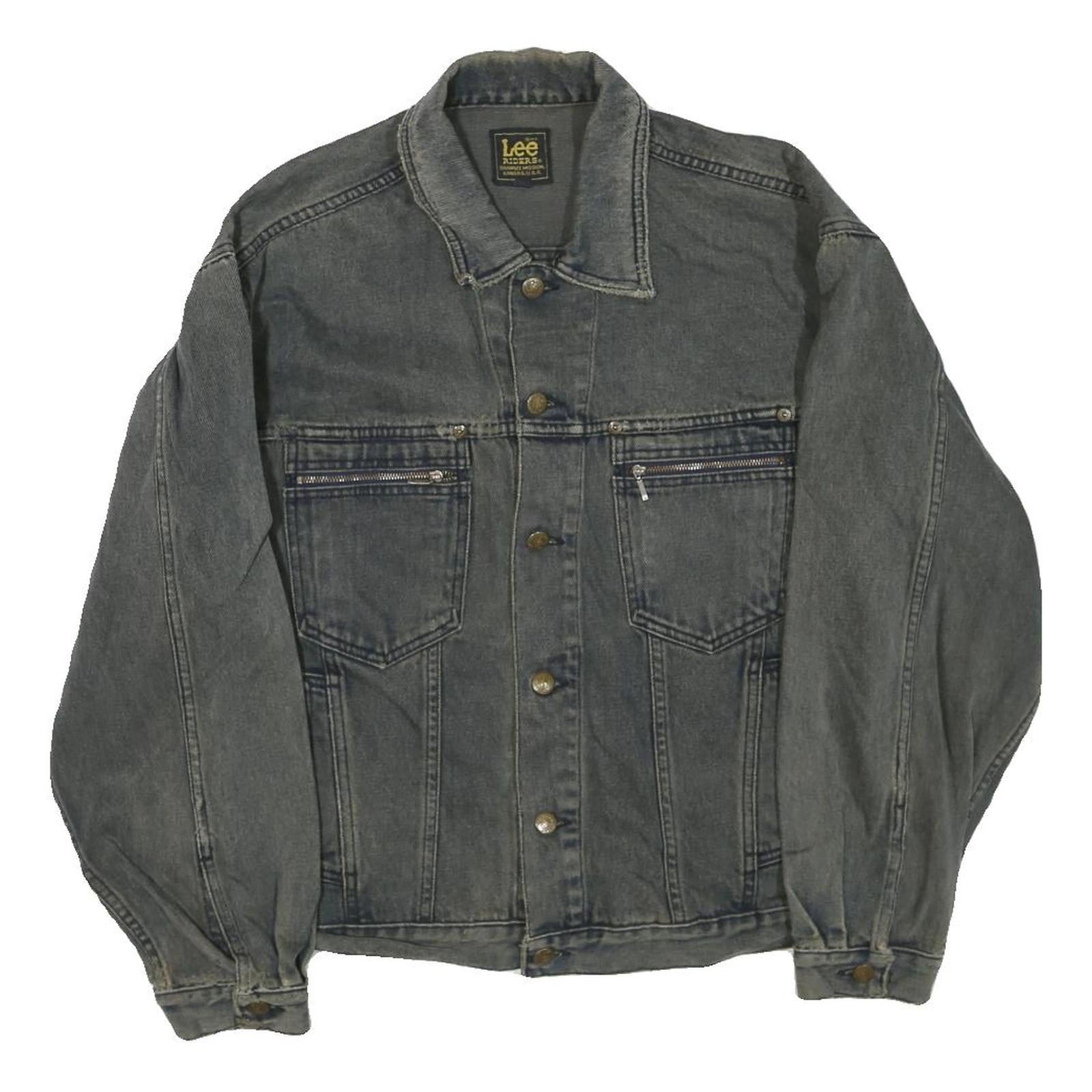 Buy LEE Mens Grey Button Denim Jacket L Cotton Blend Classic Fit Casual Refurbished - $51.99 LEE Mens Grey Button Denim Jacket L Cotton Blend Classic Fit Casual Refurbished - N/A refurbished available on Cerqular