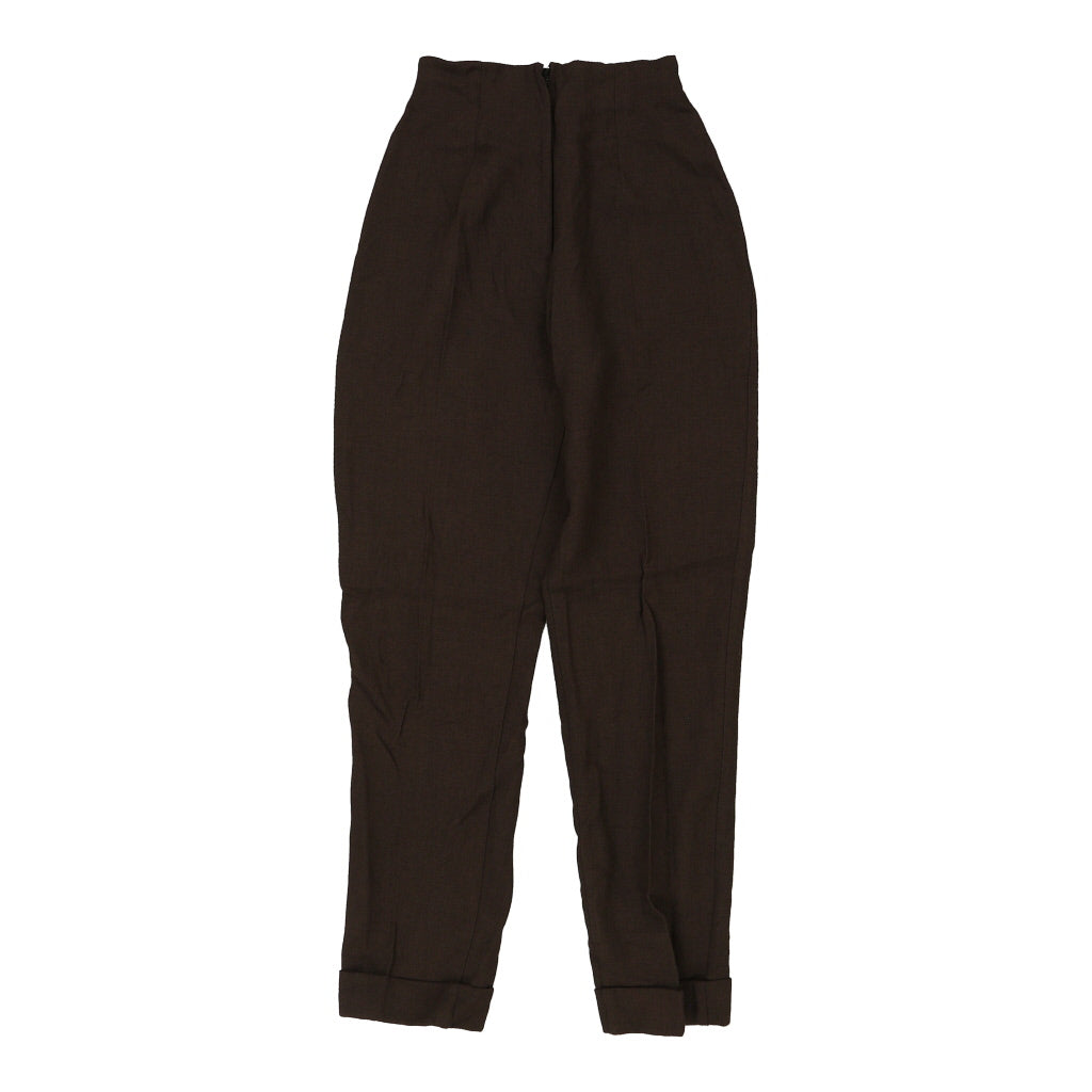 Unbranded Trousers - Small Brown Cotton Refurbished - Thrifted (note: this is a term often used to describe second- refurbished available on Cerqular