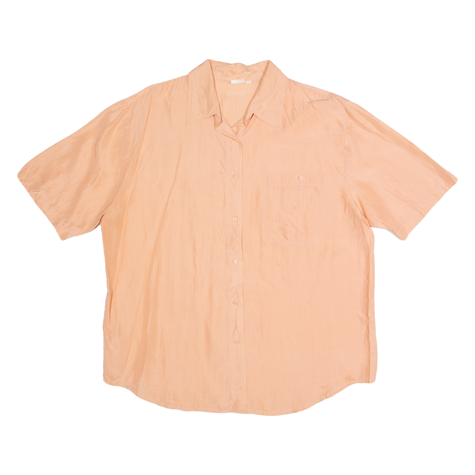 CHARLES VOGELE Womens Bodysuit Shirt Pink Collared 90s L Refurbished - N/A refurbished available on Cerqular