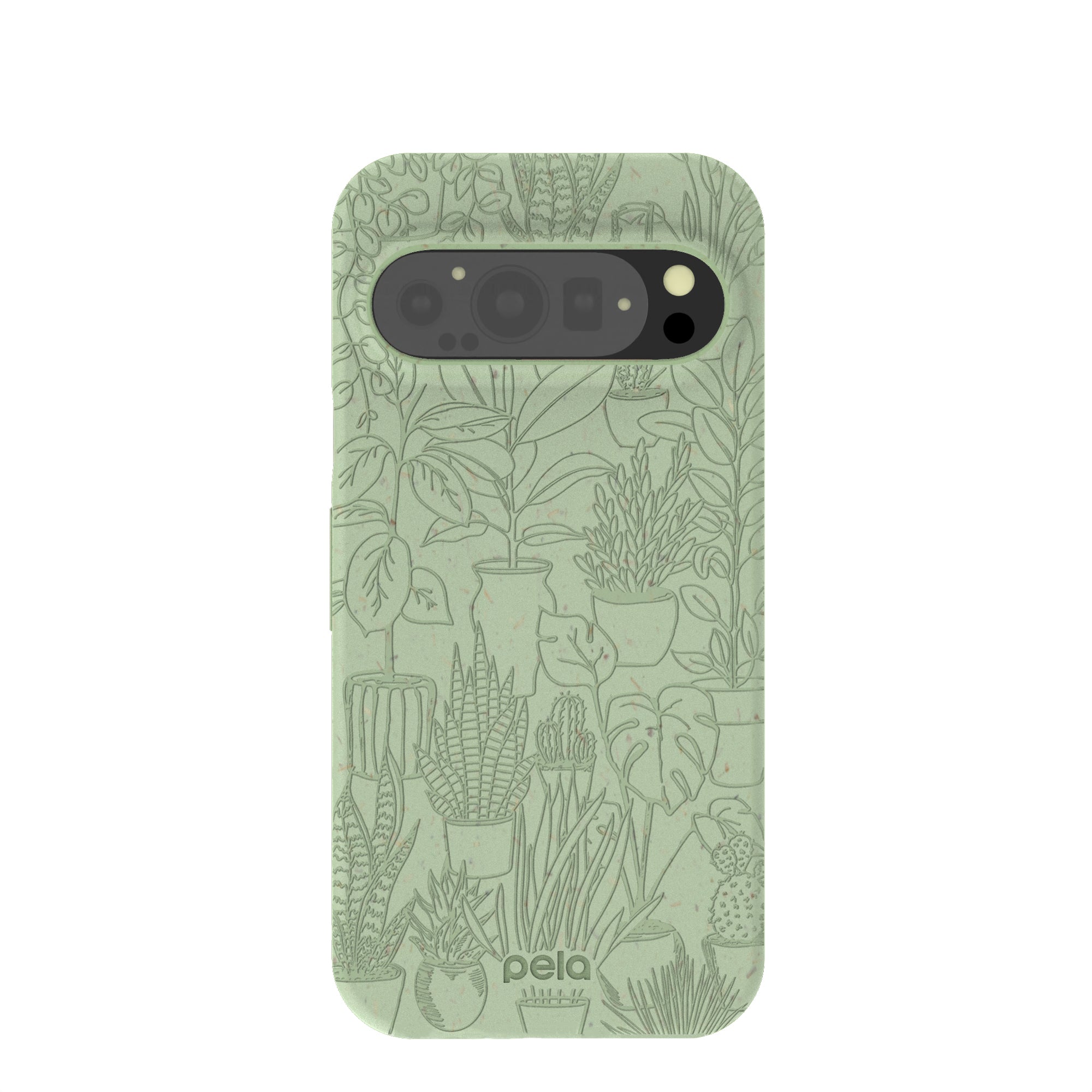 Buy Sage Green Green Oasis Google Pixel 9/9 Pro Case Refurbished - $65.00 Sage Green Green Oasis Google Pixel 9/9 Pro Case Refurbished - Pela Case refurbished available on Cerqular