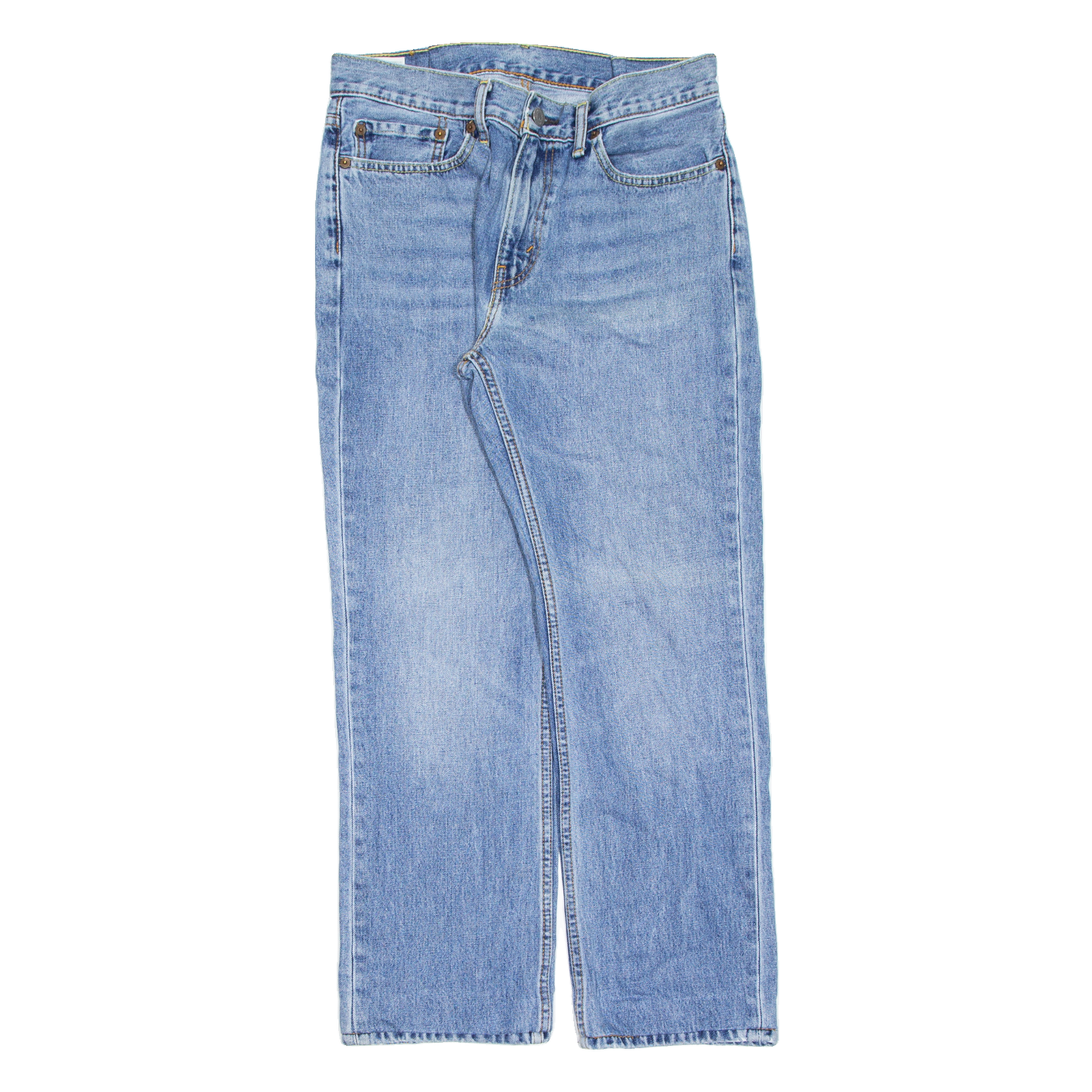 LEVI'S 514 Jeans Mens Blue Regular Straight Stone Wash W32 L26 Refurbished - N/A refurbished available on Cerqular