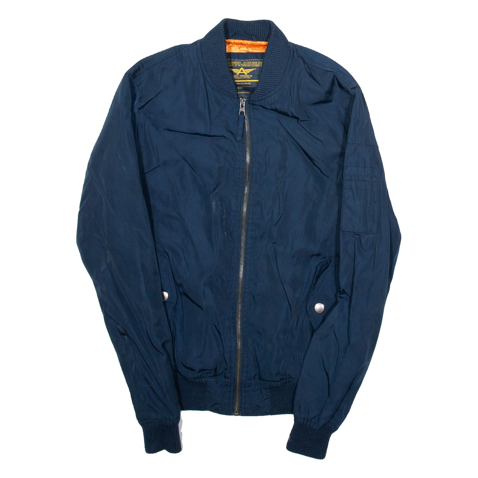 Buy ALCOTT DIVISION Mens Bomber Jacket Blue S Refurbished - $94.89 ALCOTT DIVISION Mens Bomber Jacket Blue S Refurbished - N/A refurbished available on Cerqular