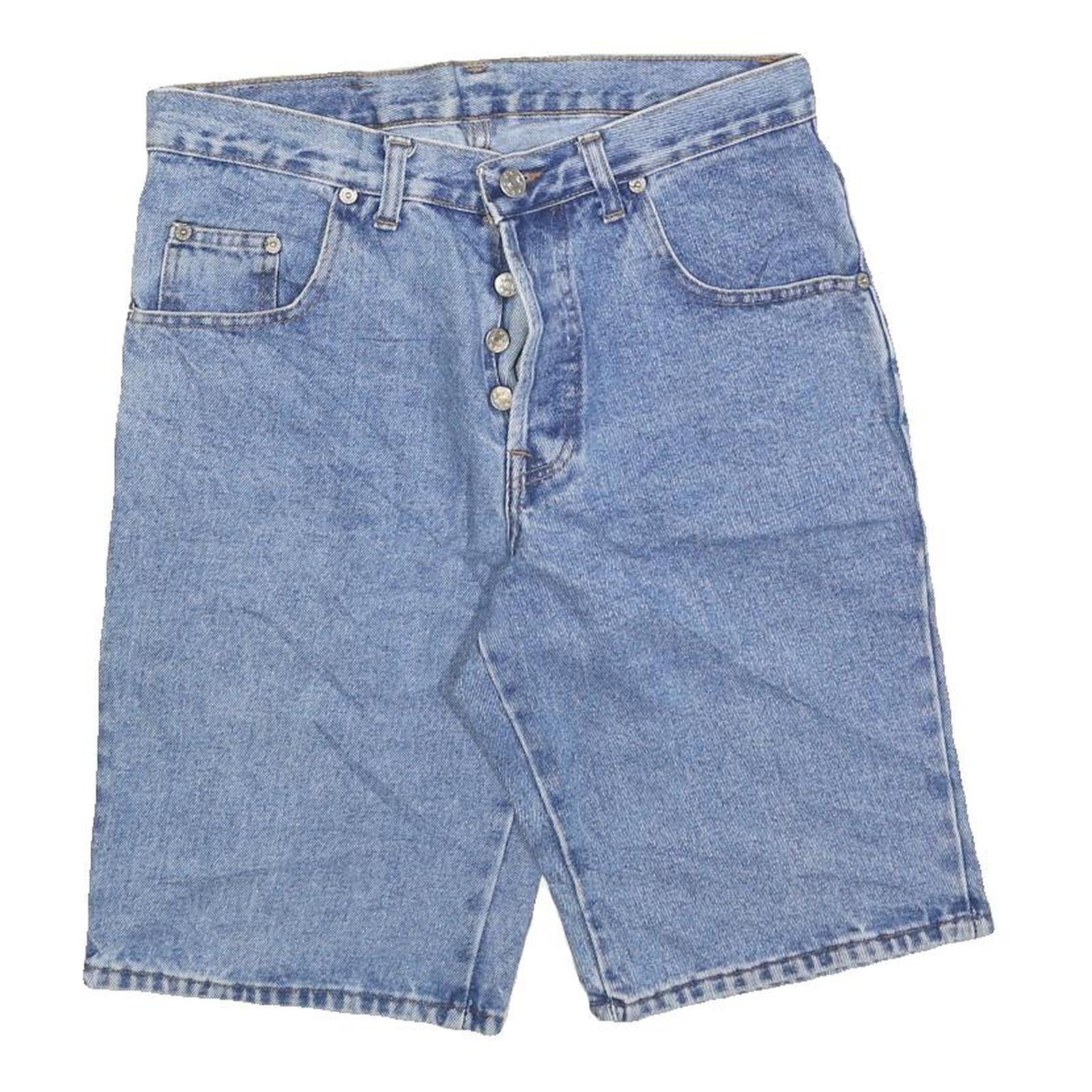 Buy CHAMACCO Womens Denim Blue Casual Shorts M W30 Button Fly Pockets Refurbished - $18.19 CHAMACCO Womens Denim Blue Casual Shorts M W30 Button Fly Pockets Refurbished - N/A refurbished available on Cerqular