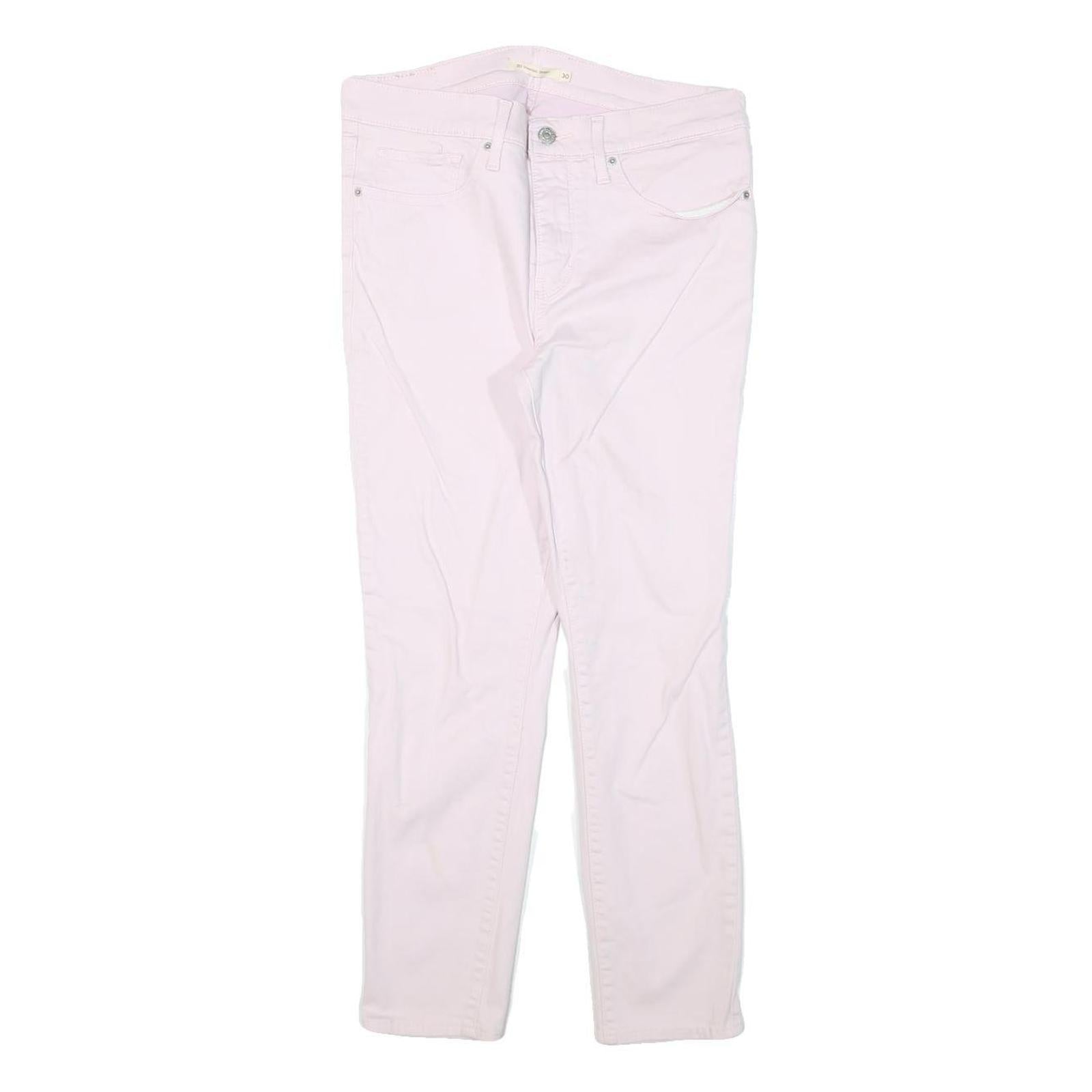 Buy LEVI'S Womens Cotton Blend Pink Slim Skinny Trousers W30 L25 Refurbished - $41.59 LEVI'S Womens Cotton Blend Pink Slim Skinny Trousers W30 L25 Refurbished - N/A refurbished available on Cerqular