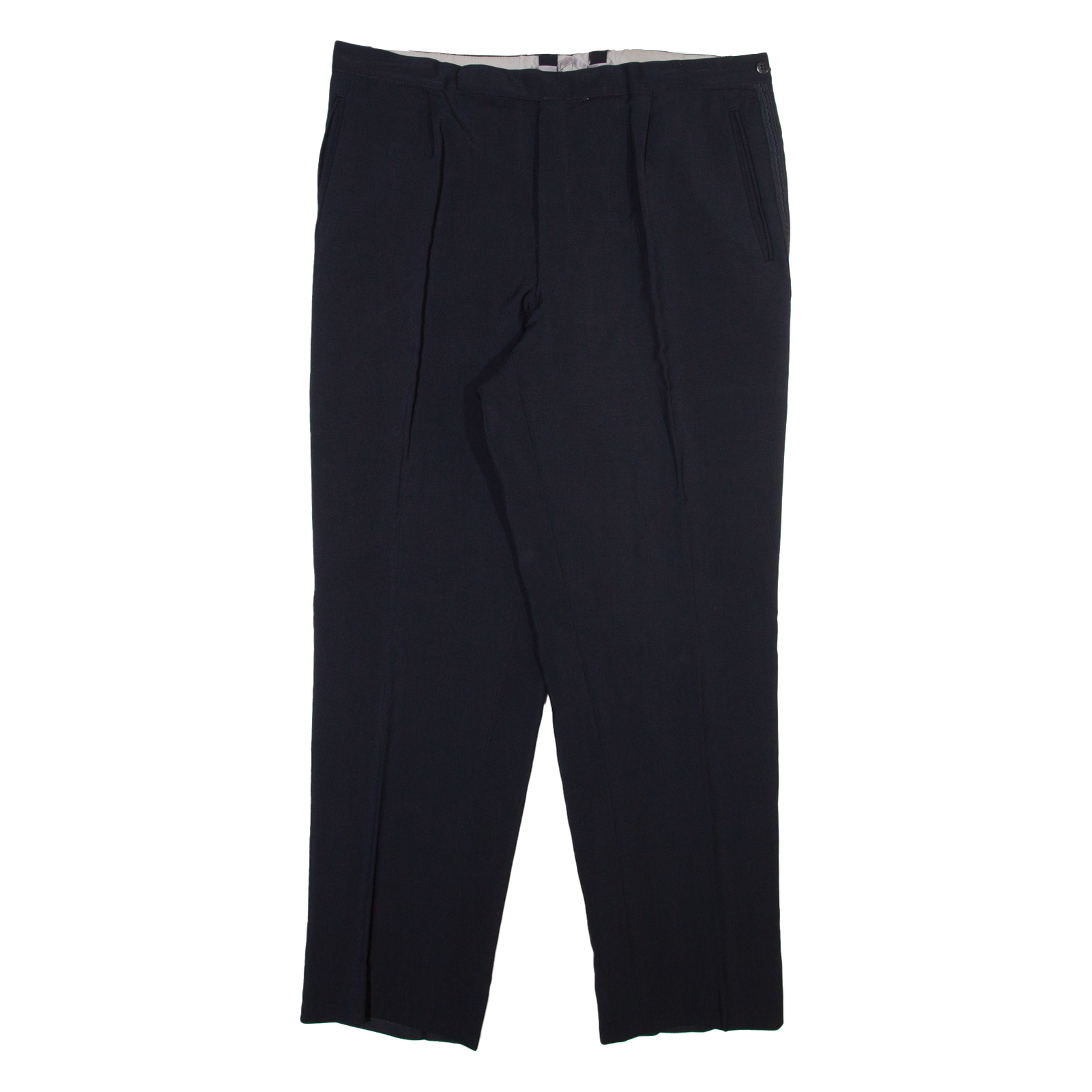 Mens Trousers Black Regular Tapered W36 L30 Refurbished - N/A refurbished available on Cerqular