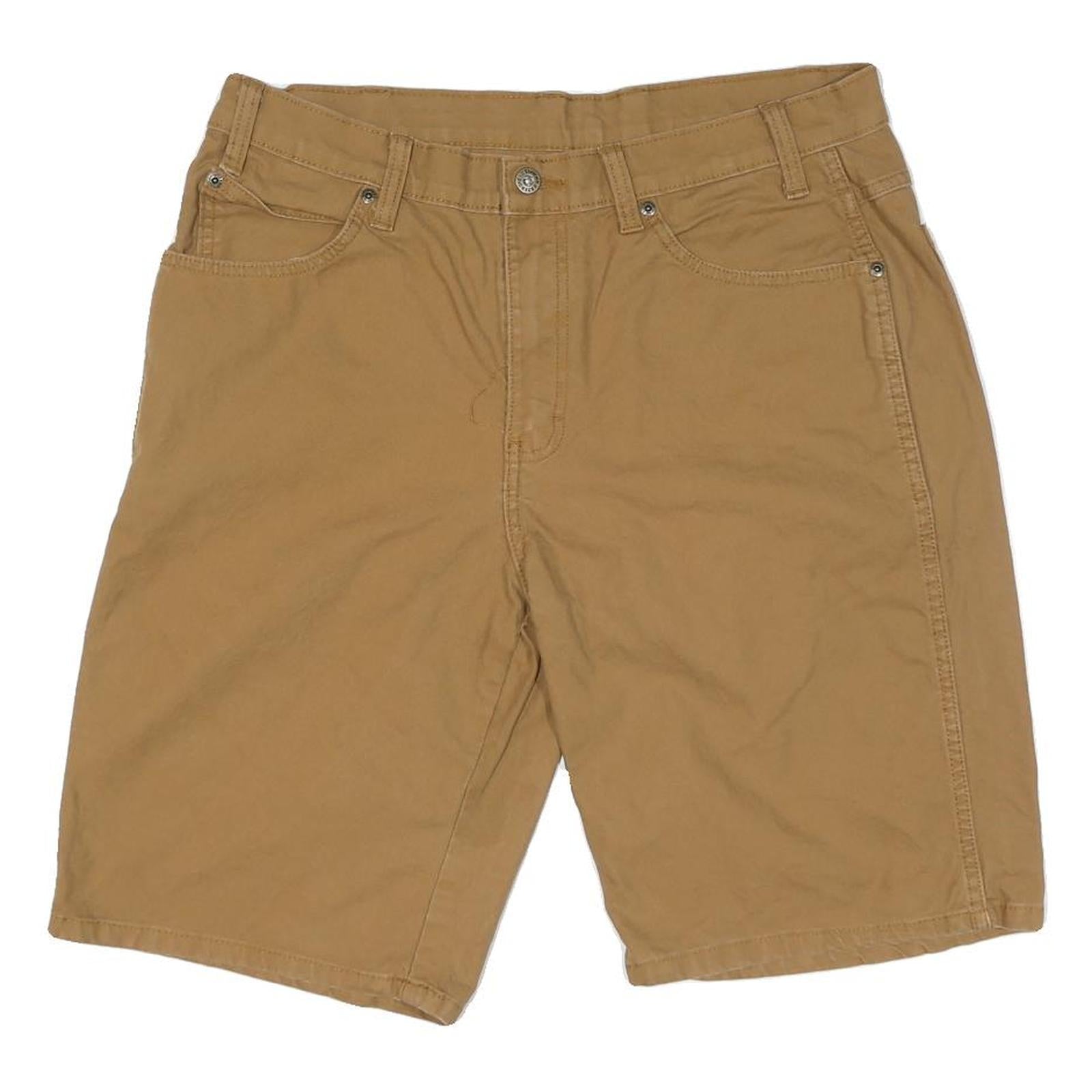 DICKIES Mens Shorts Beige Casual Cotton Blend L W34 Workwear Utility Pocket Refurbished - N/A refurbished available on Cerqular