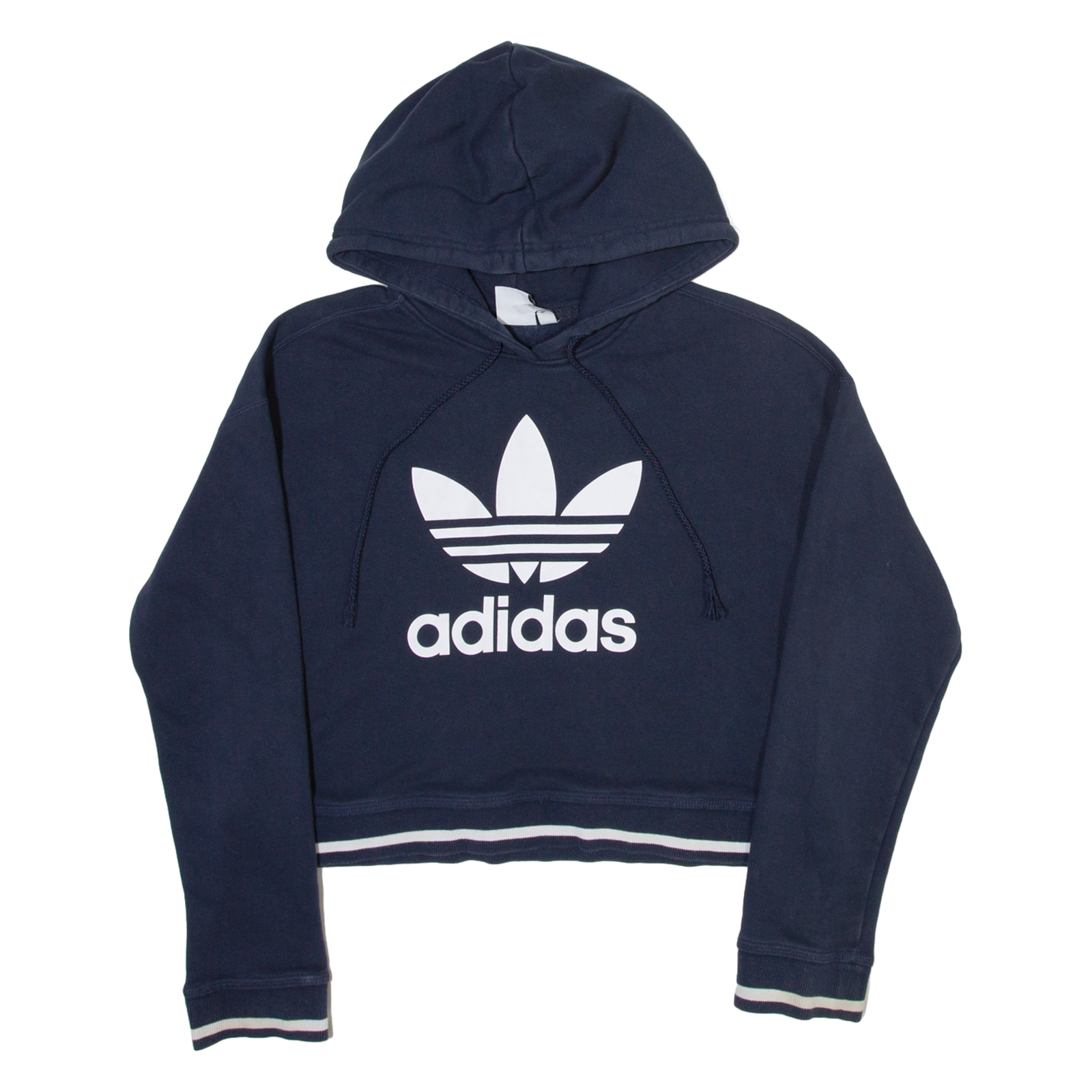ADIDAS ORIGINALS Womens Blue Hoodie UK 8 Refurbished - N/A refurbished available on Cerqular