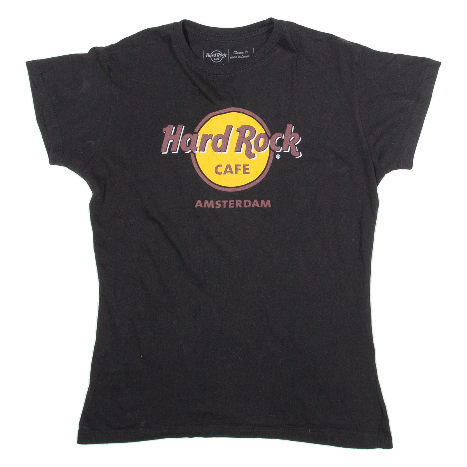 HARD ROCK CAFE Amsterdam Womens T-Shirt Black M Refurbished - N/A refurbished available on Cerqular