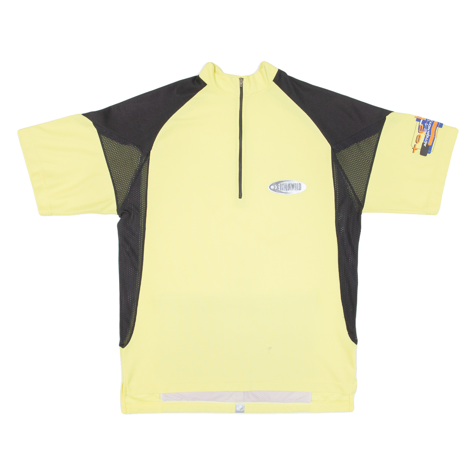 HOTNWILD Cycling Mens Jersey Yellow 1/4 Zip L Refurbished - N/A refurbished available on Cerqular