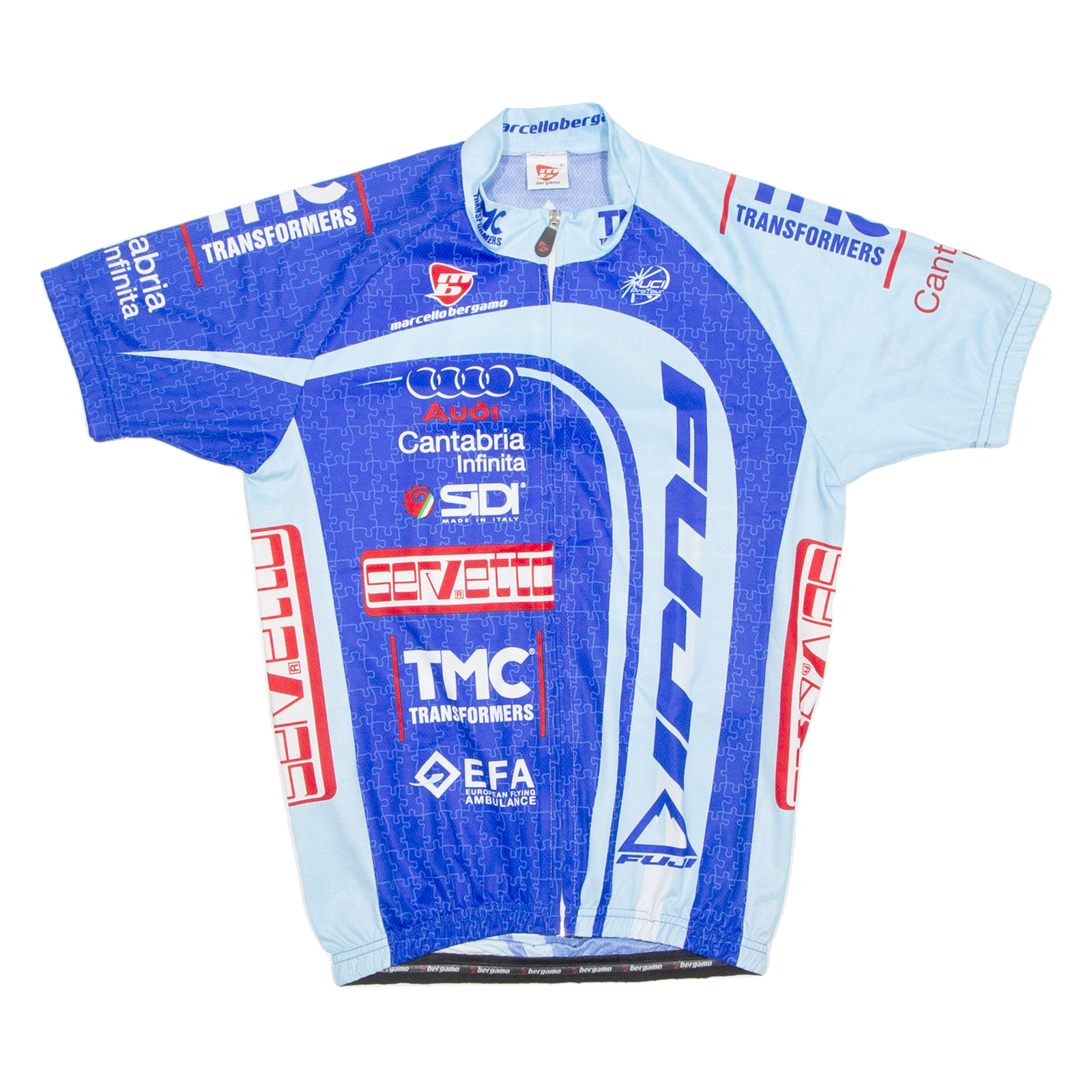 Cycling Mens Jersey Blue Full Zip M Refurbished - N/A refurbished available on Cerqular