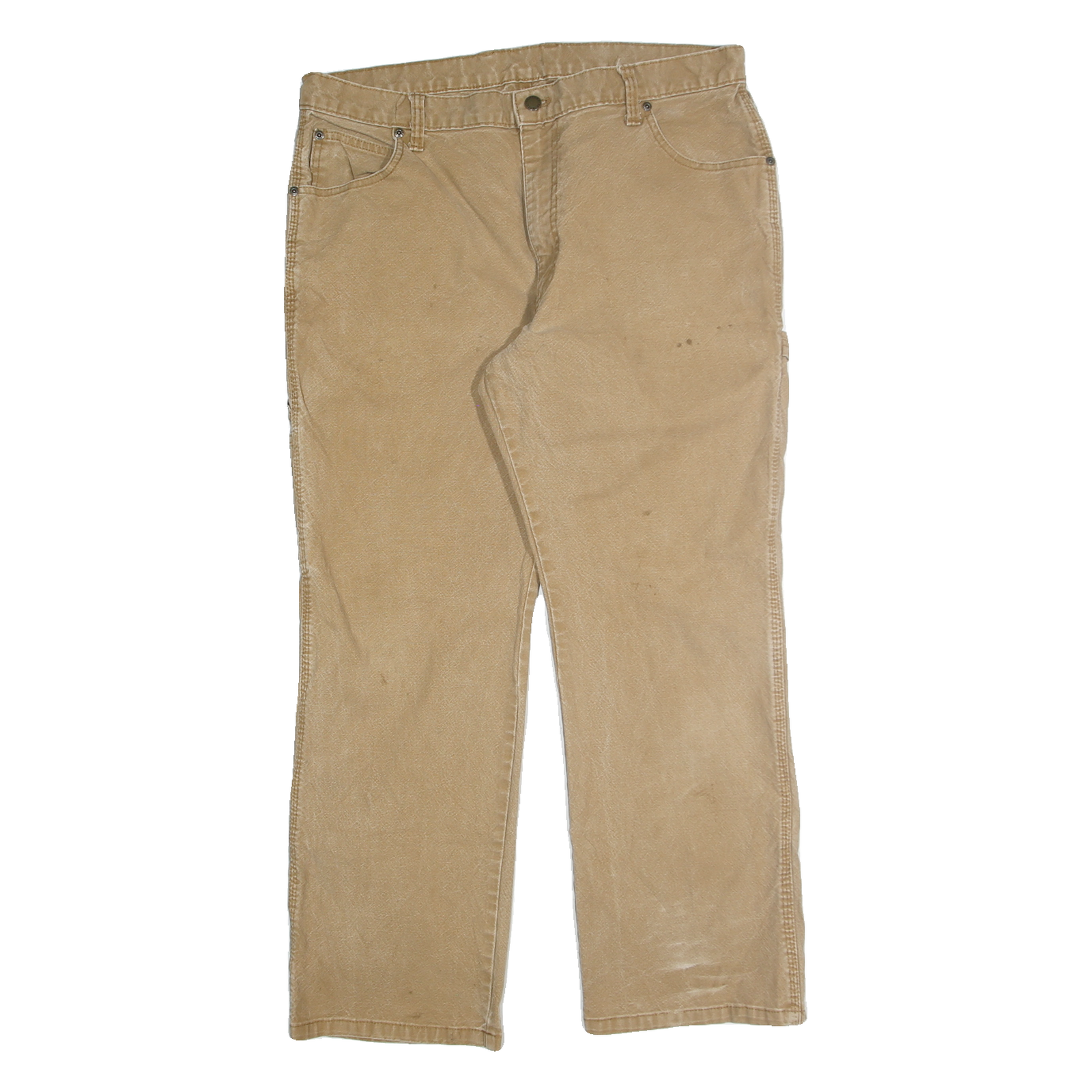 DICKIES Mens Regular Fit Beige Denim Jeans W36 L30 Workwear Utility Style Refurbished - N/A refurbished available on Cerqular