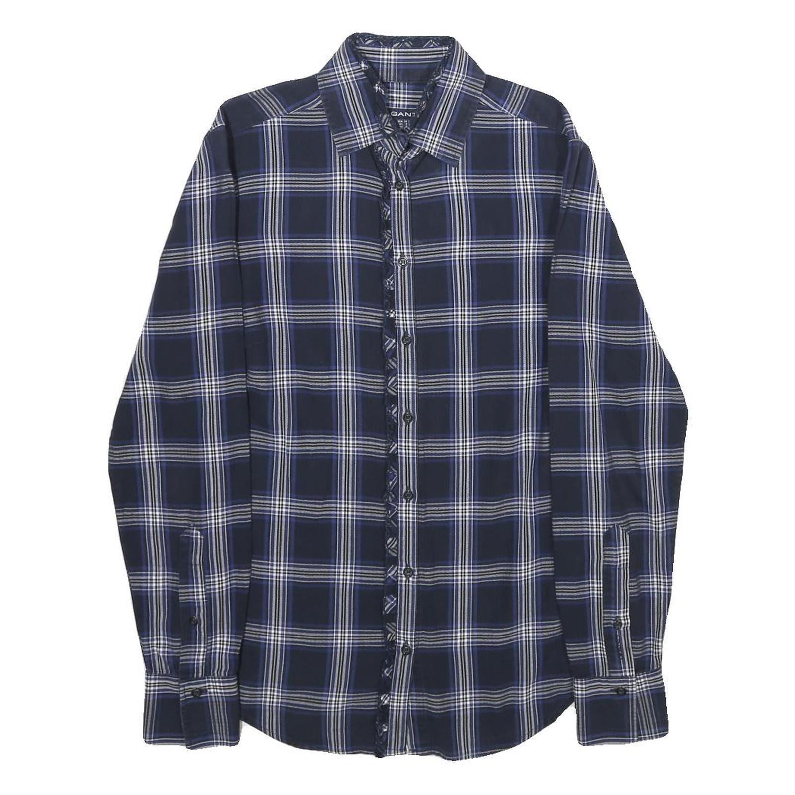 Buy GANT Womens Blue Check Shirt UK 8 Cotton Long Sleeve Button Closure Classic Fit Refurbished - $25.99 GANT Womens Blue Check Shirt UK 8 Cotton Long Sleeve Button Closure Classic Fit Refurbished - N/A refurbished available on Cerqular