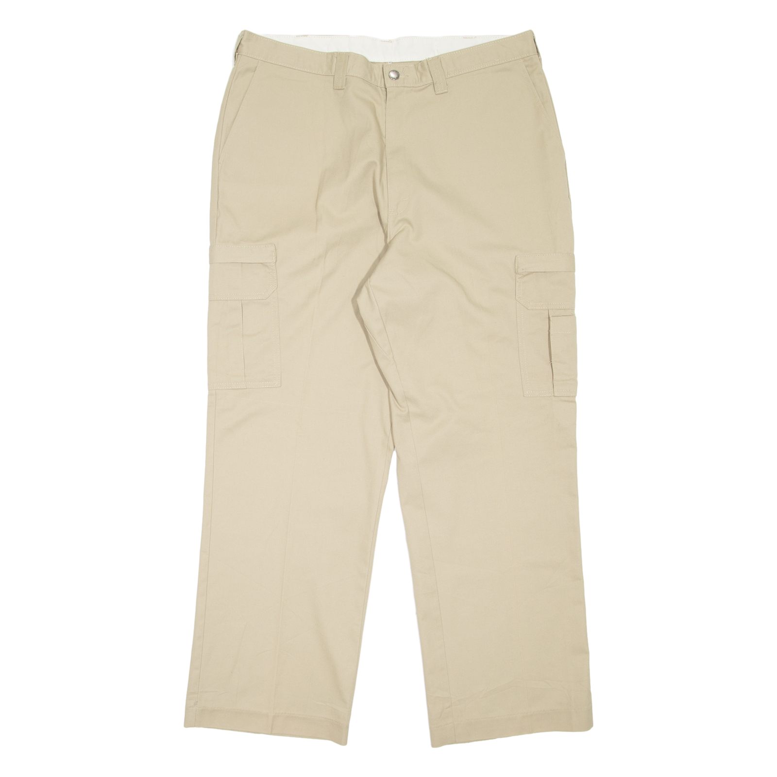 DICKIES Cargo Workwear Mens Trousers Beige Relaxed Straight W38 L32 Refurbished - N/A refurbished available on Cerqular