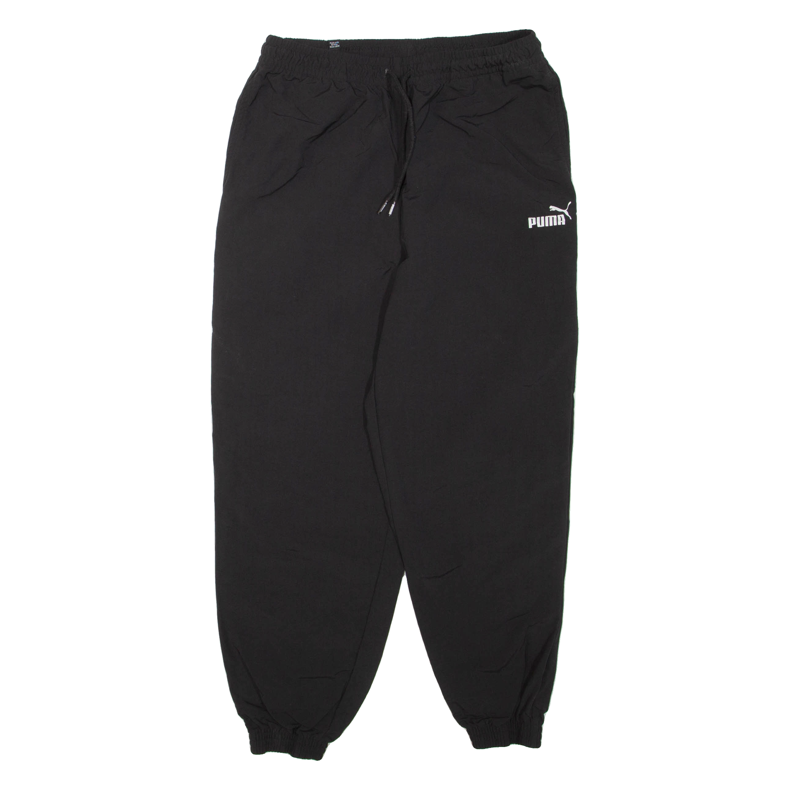 PUMA Mens Track Pants Black Tapered M W30 L26 Refurbished - N/A refurbished available on Cerqular