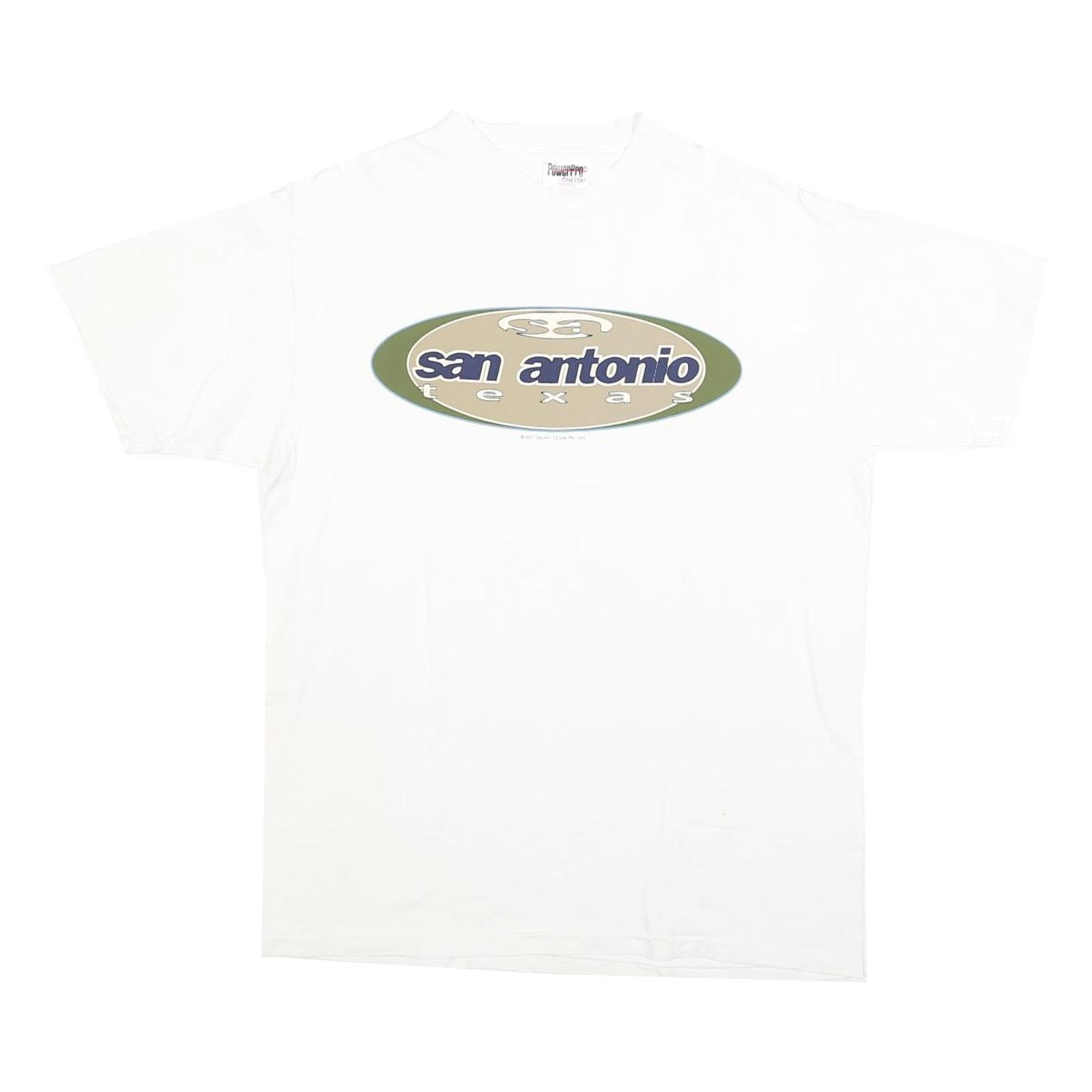 Buy ONEITA Mens White & Beige San Antonio Graphic T-Shirt L Short Sleeve Crew Neck Refurbished - $23.39 ONEITA Mens White & Beige San Antonio Graphic T-Shirt L Short Sleeve Crew Neck Refurbished - N/A refurbished available on Cerqular