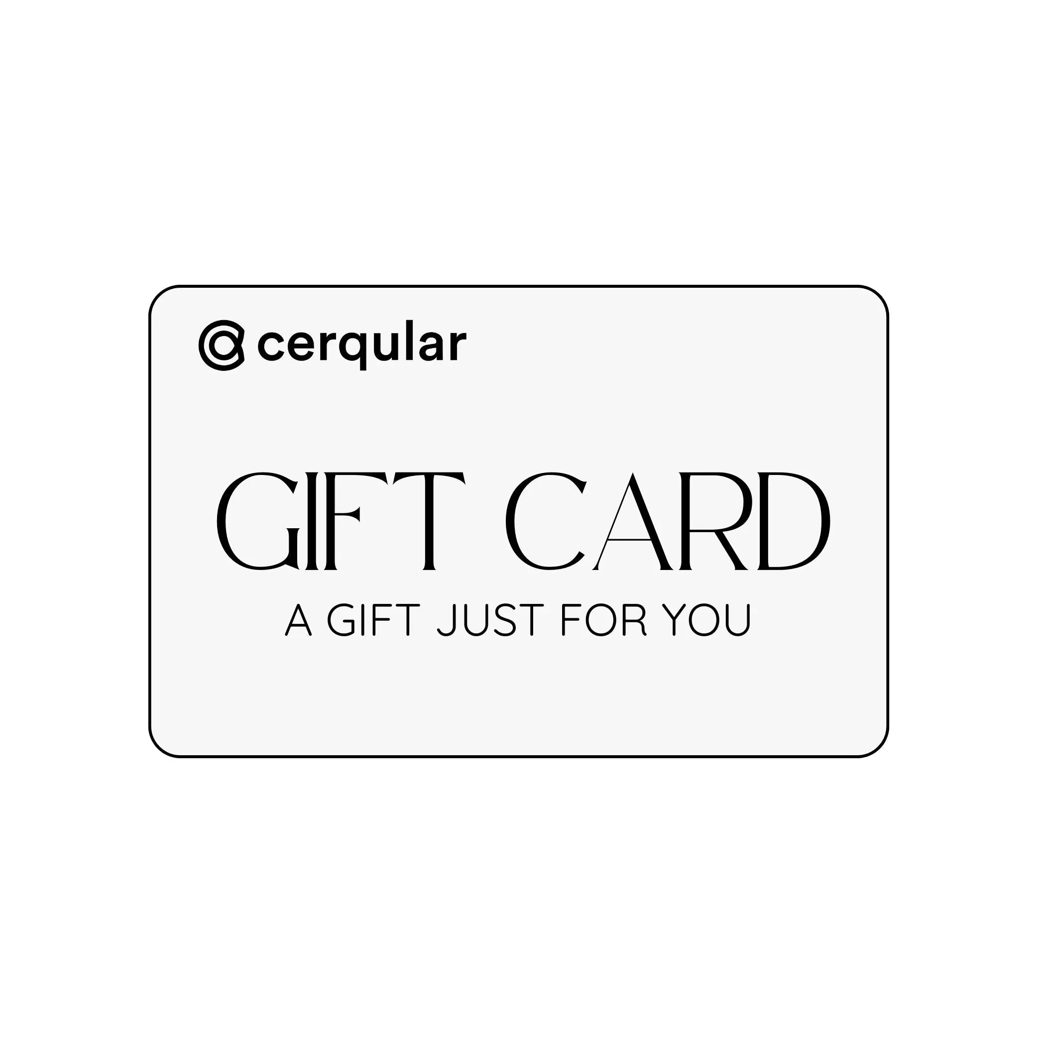 Cerqular Gift Card - Cloudy Gray | Denominations: $70.00 Refurbished - N/A (Note: It's possible that "Cerqular refurbished available on Cerqular