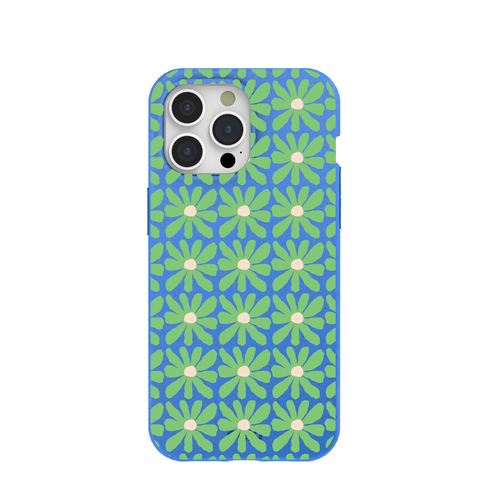 Buy Electric Blue Flower Child iPhone 15 Pro Max Case Refurbished - $65.00 Electric Blue Flower Child iPhone 15 Pro Max Case Refurbished - Pela Case refurbished available on Cerqular