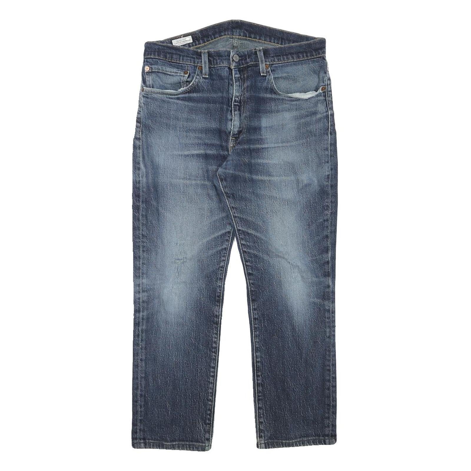 LEVI'S 511 Mens Slim Blue Denim Medium Wash Jeans W32 L26 Slim Fit Zip Refurbished - N/A refurbished available on Cerqular