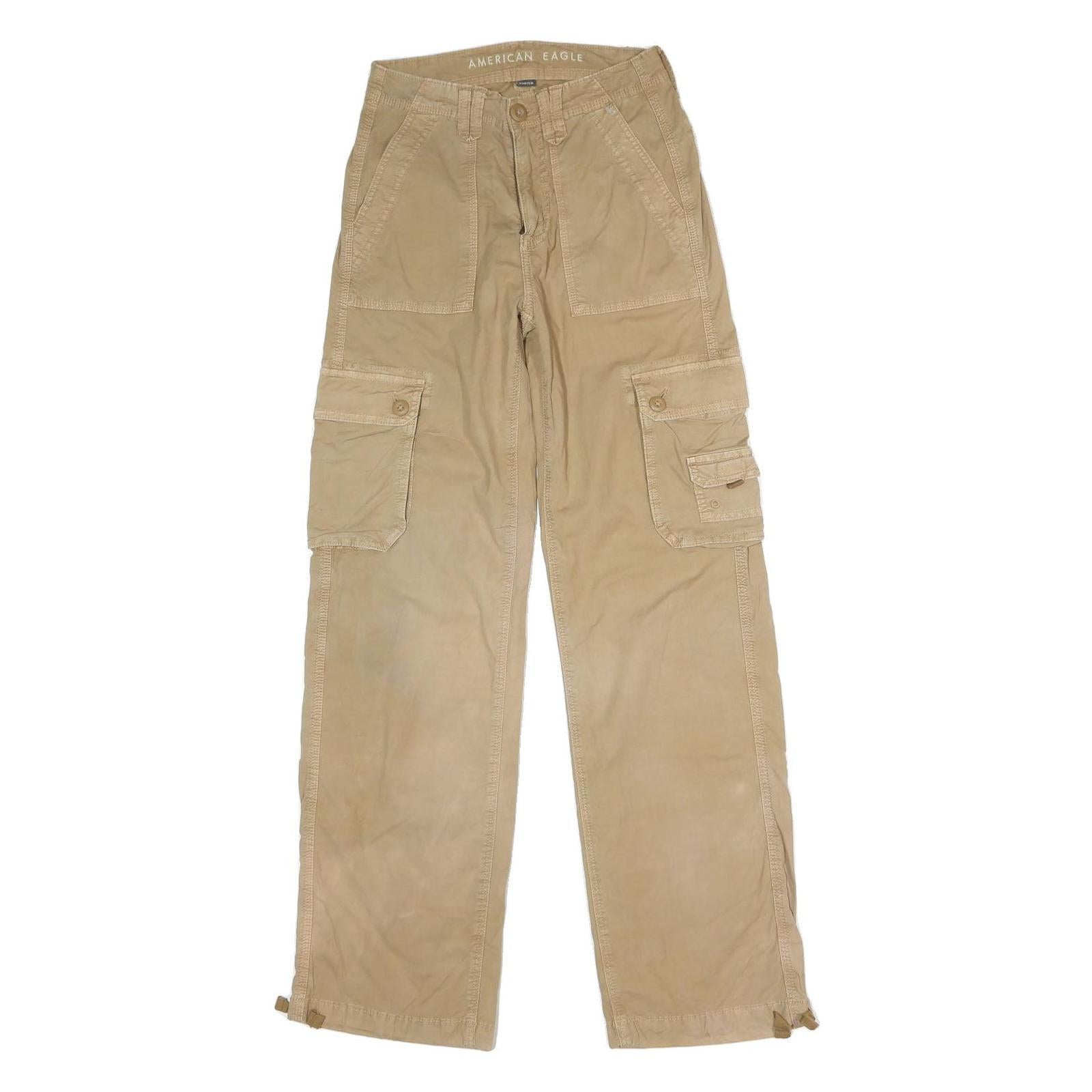 Buy AMERICAN EAGLE Womens Cotton Blend Beige Regular Fit Cargo Trousers W25 L30 Refurbished - $22.09 AMERICAN EAGLE Womens Cotton Blend Beige Regular Fit Cargo Trousers W25 L30 Refurbished - N/A refurbished available on Cerqular