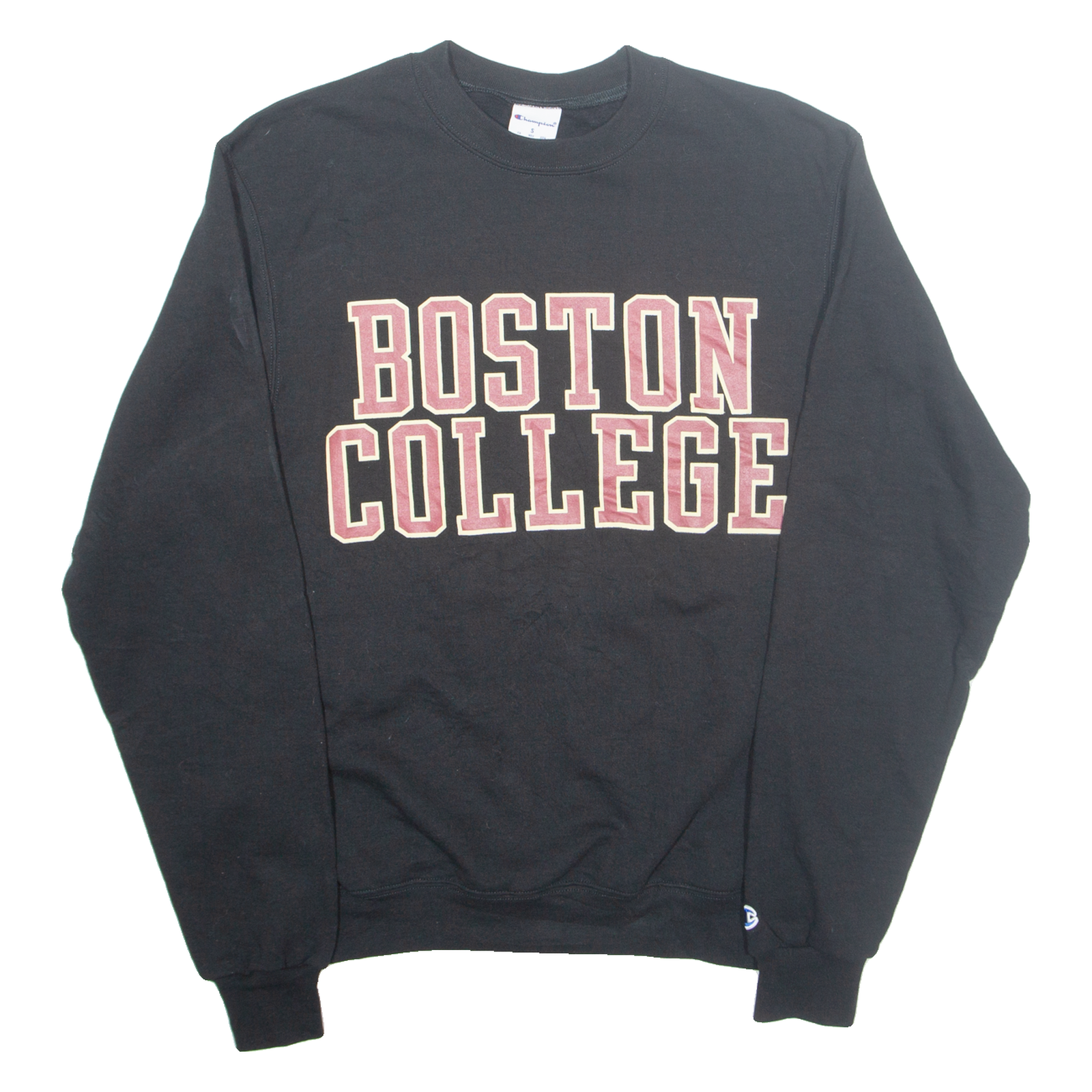 CHAMPION Boston College Mens Sweatshirt Black USA S Refurbished - N/A refurbished available on Cerqular