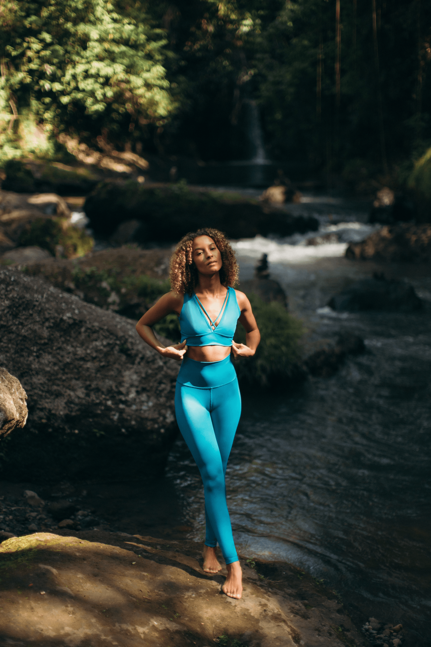 SPIRITUAL WARRIOR LEGGINGS - COLORS | Color: MAR | Size: S Refurbished - Inhala Soulwear refurbished available on Cerqular