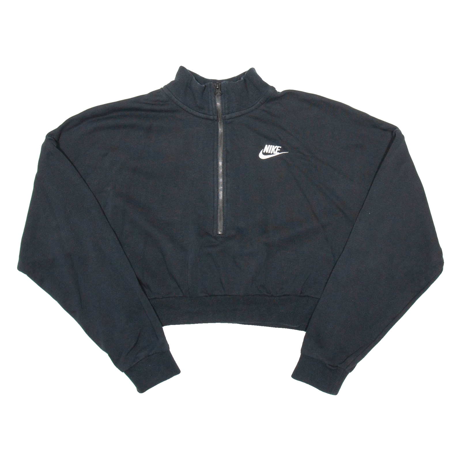 Buy NIKE Cropped Womens Sweatshirt Black S Refurbished - $36.39 NIKE Cropped Womens Sweatshirt Black S Refurbished - N/A refurbished available on Cerqular