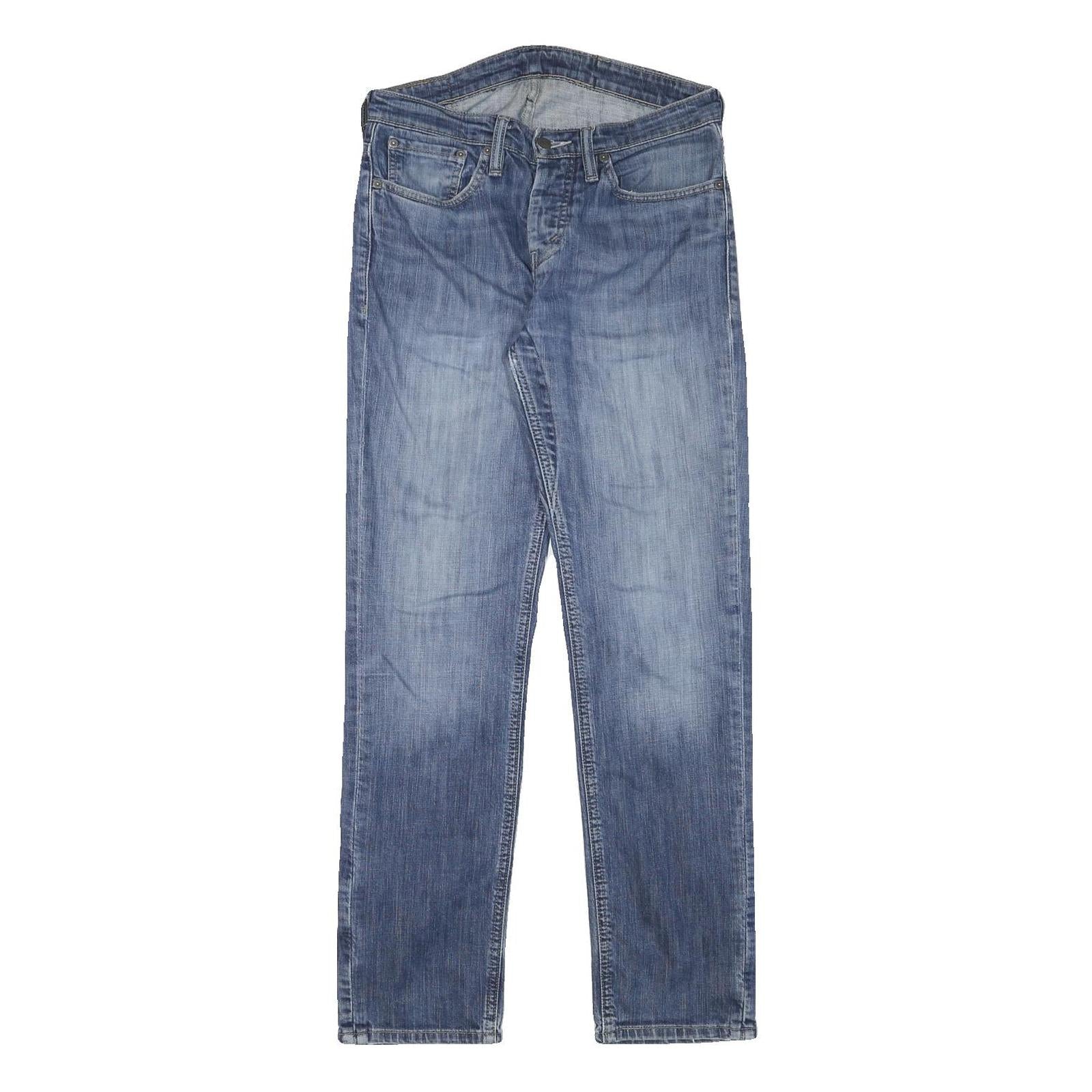 LEVI'S 511 Mens Jeans Blue Slim Skinny Denim Medium W32 L32 Zip Closure Refurbished - N/A refurbished available on Cerqular