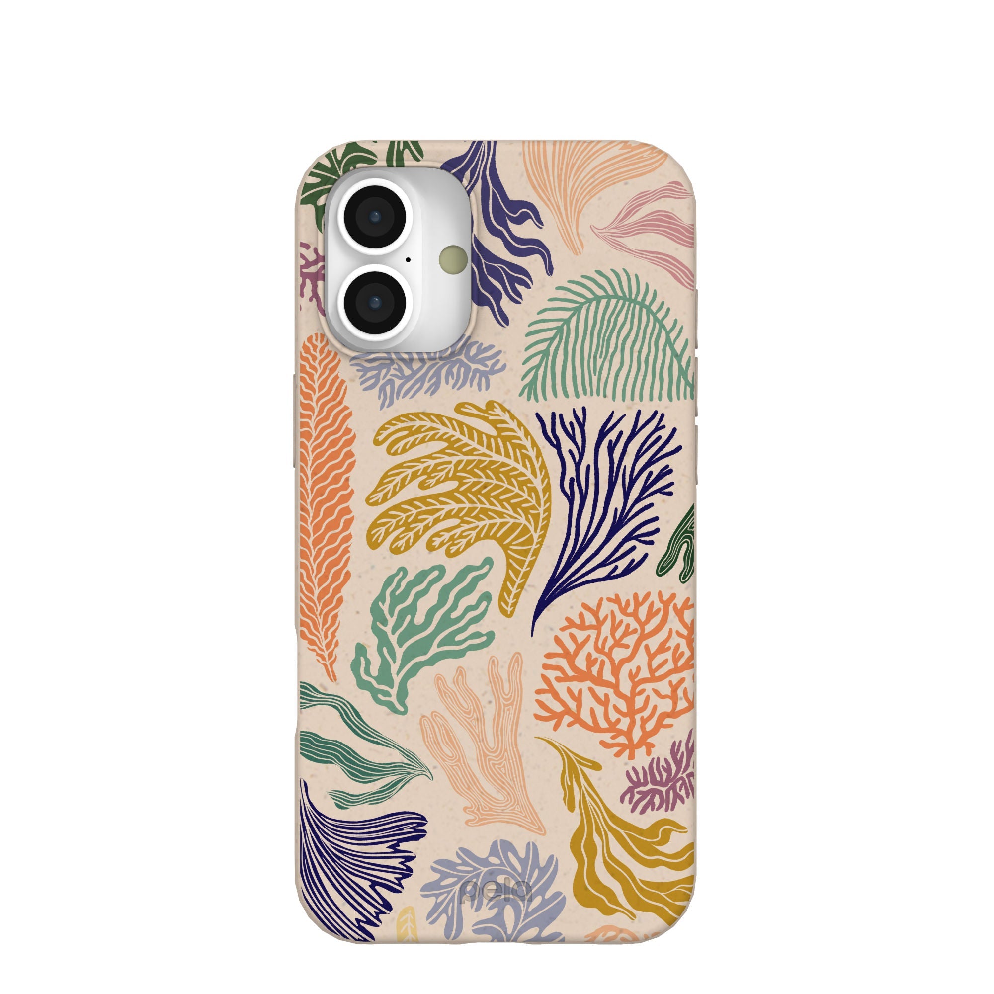 Seashell Coral Dreams iPhone 16 Plus Case Refurbished - Pela Case refurbished available on Cerqular