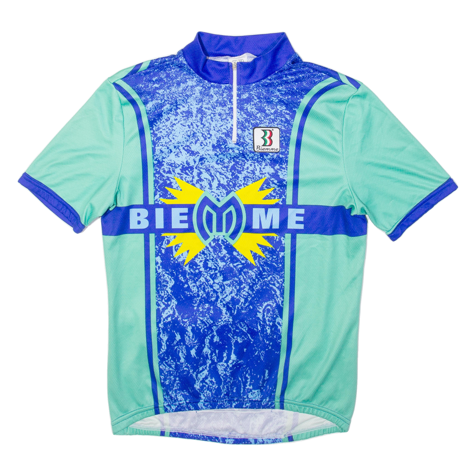 BIEMME Cycling Mens Jersey Green 1/4 Zip L Refurbished - N/A refurbished available on Cerqular