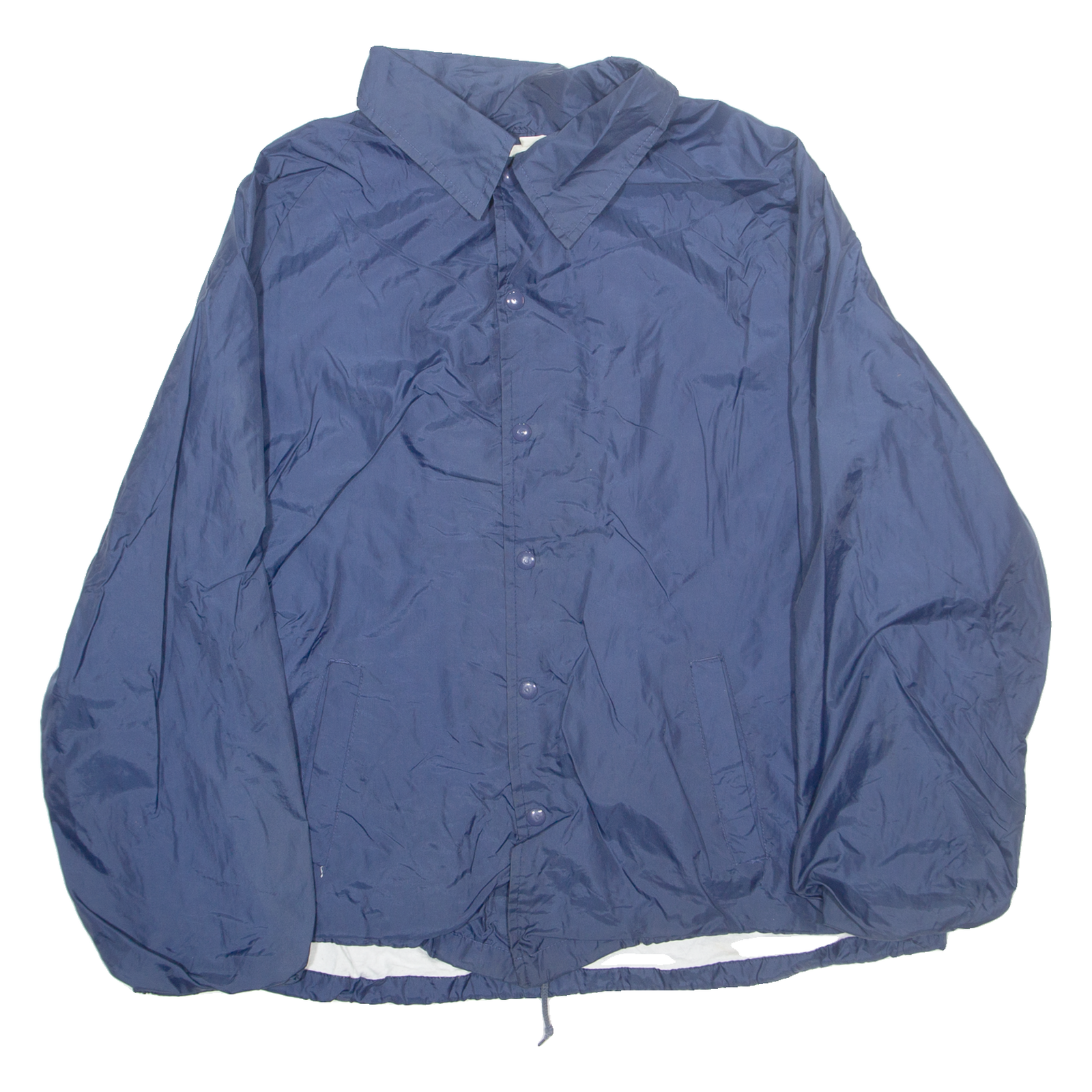 BOGSPORT Mens Coach Jacket Blue Nylon L Refurbished - N/A refurbished available on Cerqular