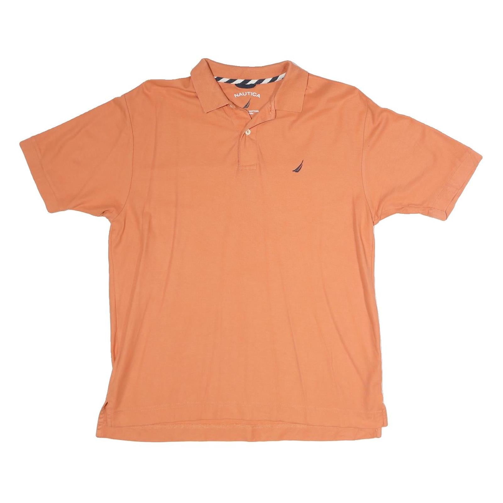 Buy NAUTICA Mens Orange Short Sleeve Plain M Polo Shirt Cotton Summer Casual Refurbished - $25.99 NAUTICA Mens Orange Short Sleeve Plain M Polo Shirt Cotton Summer Casual Refurbished - N/A refurbished available on Cerqular