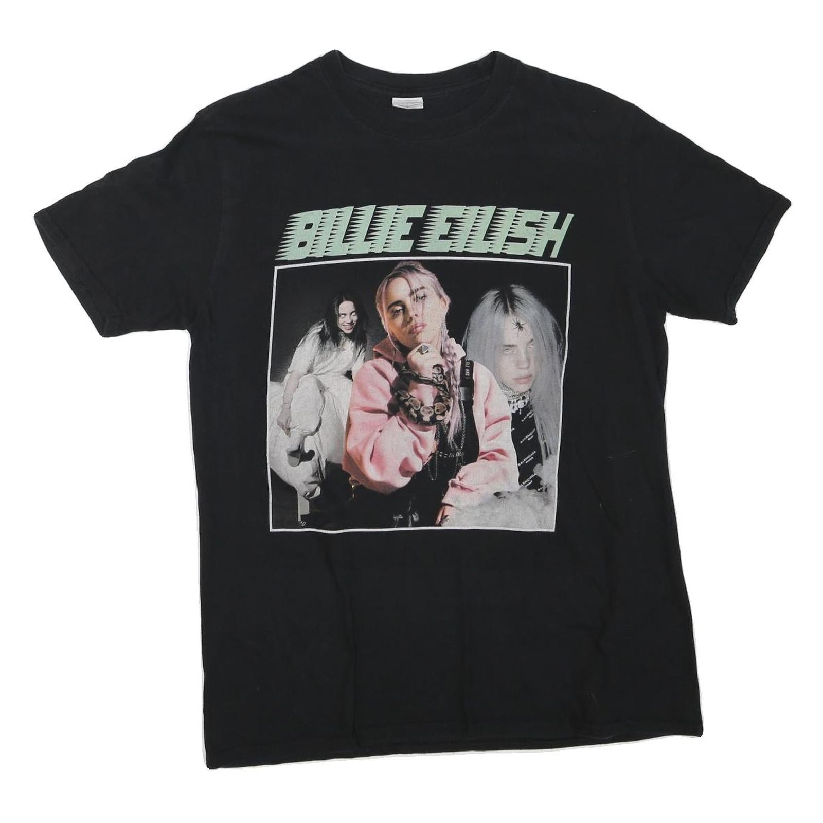 Buy GILDAN Womens Black Billie Eilish Graphic T-Shirt S Short Sleeve Crew Neck Refurbished - $45.49 GILDAN Womens Black Billie Eilish Graphic T-Shirt S Short Sleeve Crew Neck Refurbished - N/A refurbished available on Cerqular