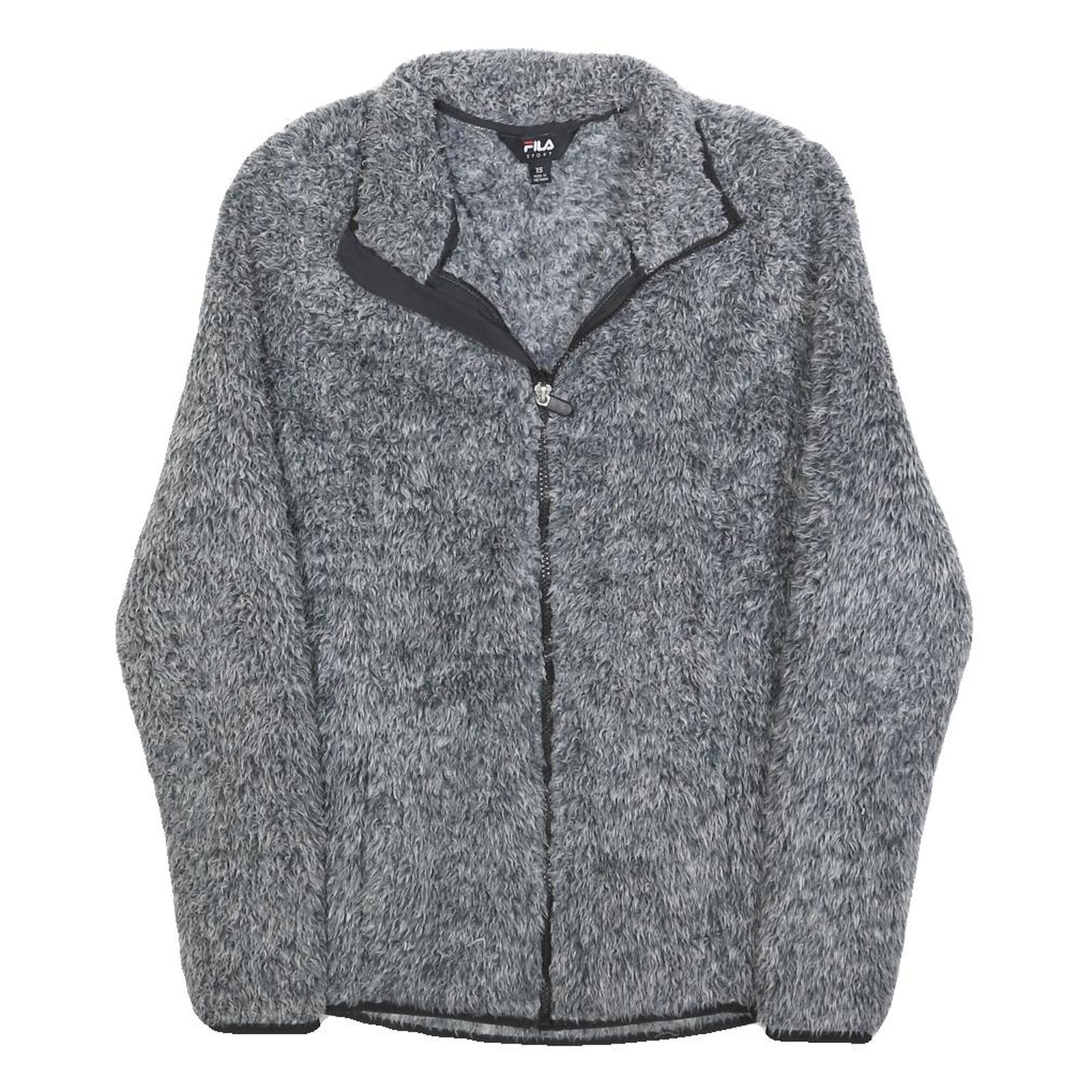 FILA Womens Grey Jacket XS Polyester Zip Fleece Lightweight Casual Outdoor Refurbished - N/A refurbished available on Cerqular